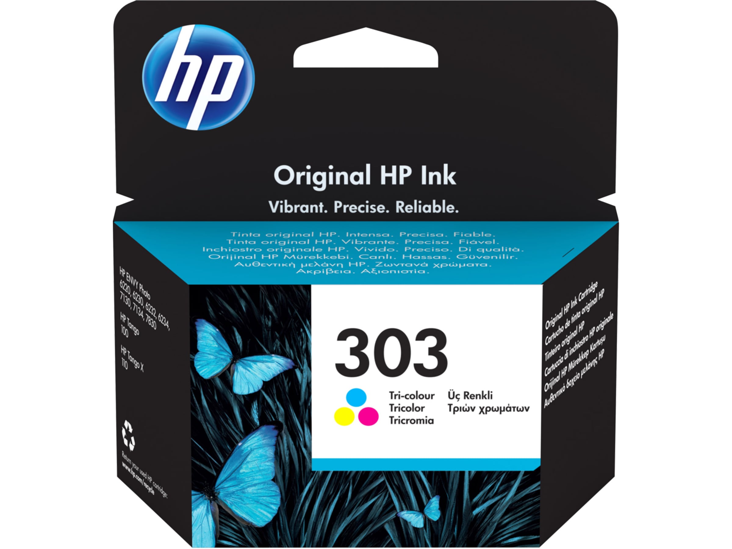 HP Bläck 303 Tri-Color Original Ink Bläckpatron