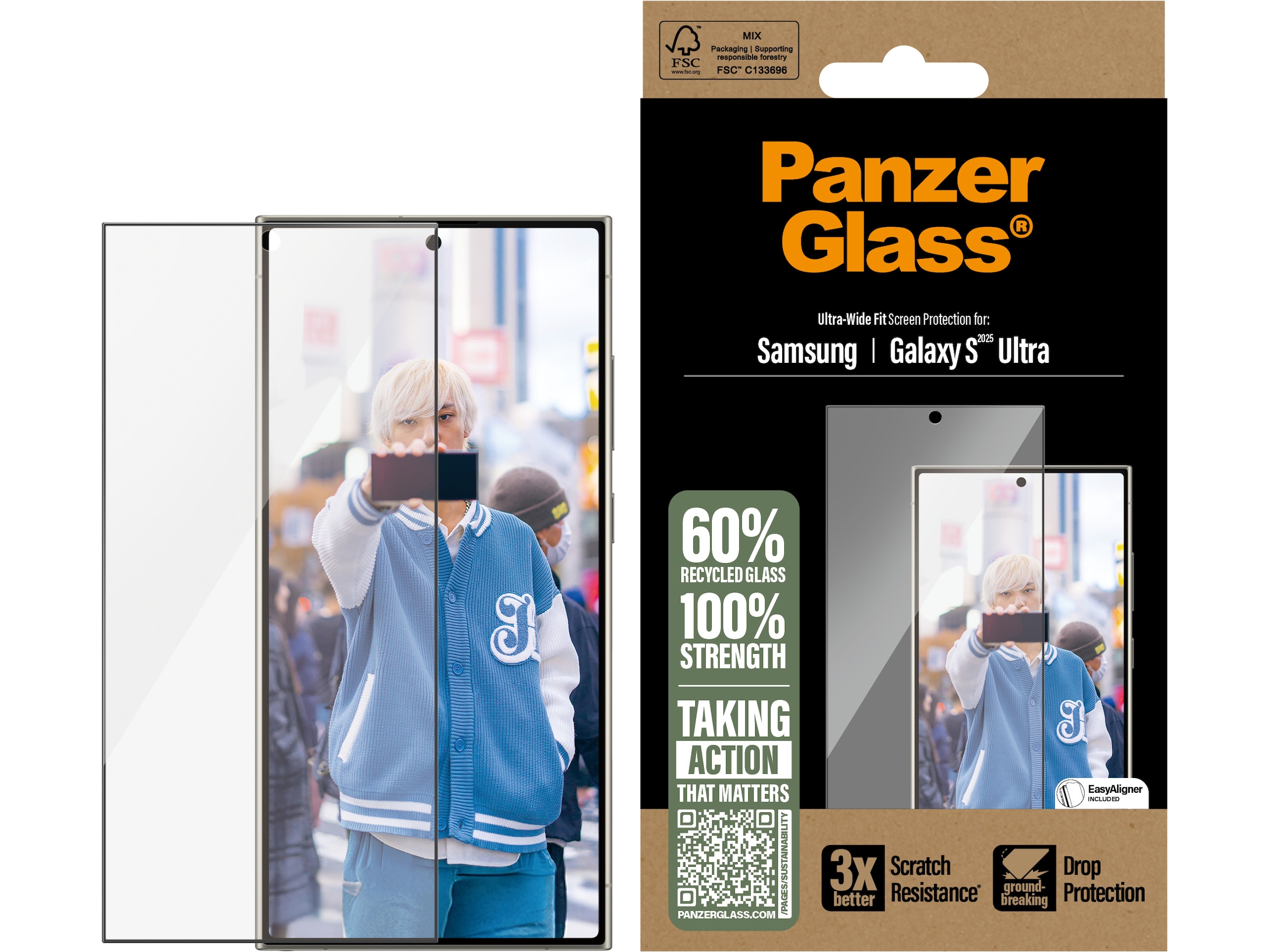 PanzerGlass Galaxy S25 Ultra skärmskydd Skärmskydd mobiltelefon