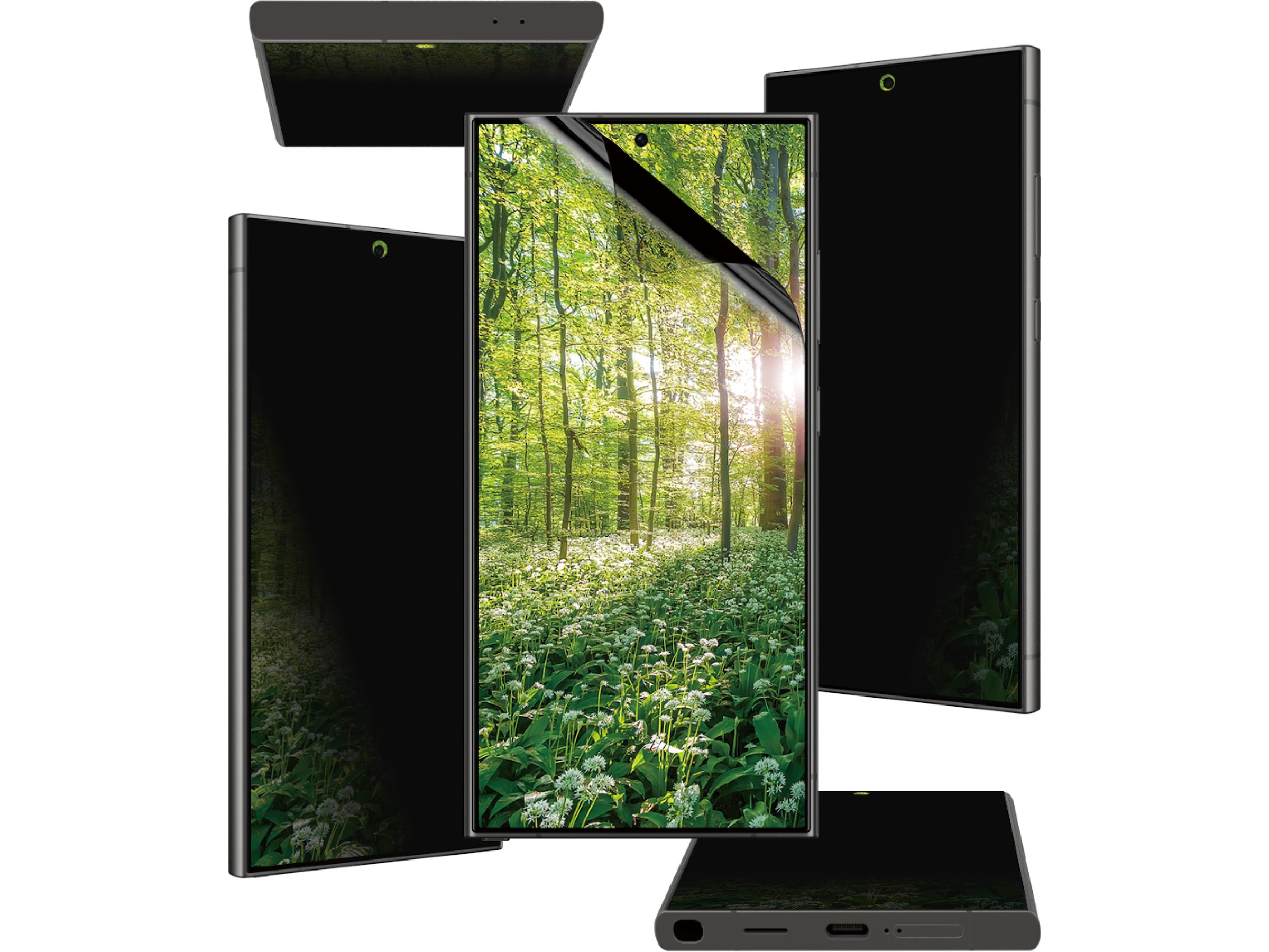 PanzerGlass Galaxy S25 Ultra ECO MATRIX 4-way Privacy skärmskydd Skärmskydd mobiltelefon