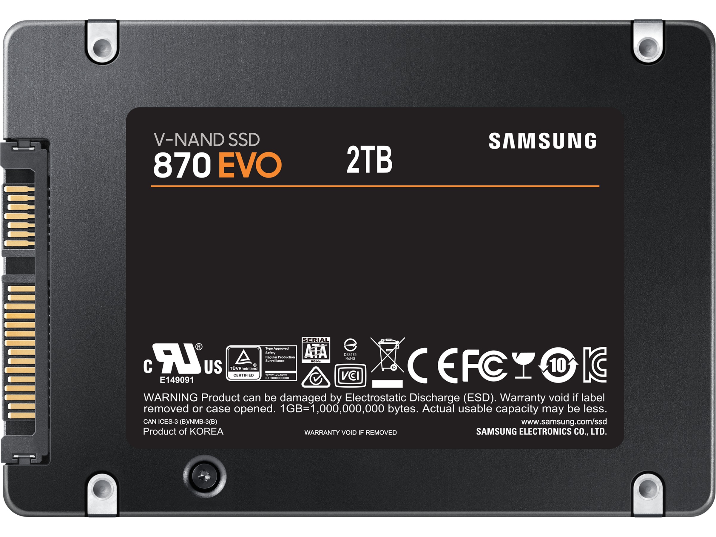 Samsung 870 EVO 2,5'' SSD 2TB SSD 2.5