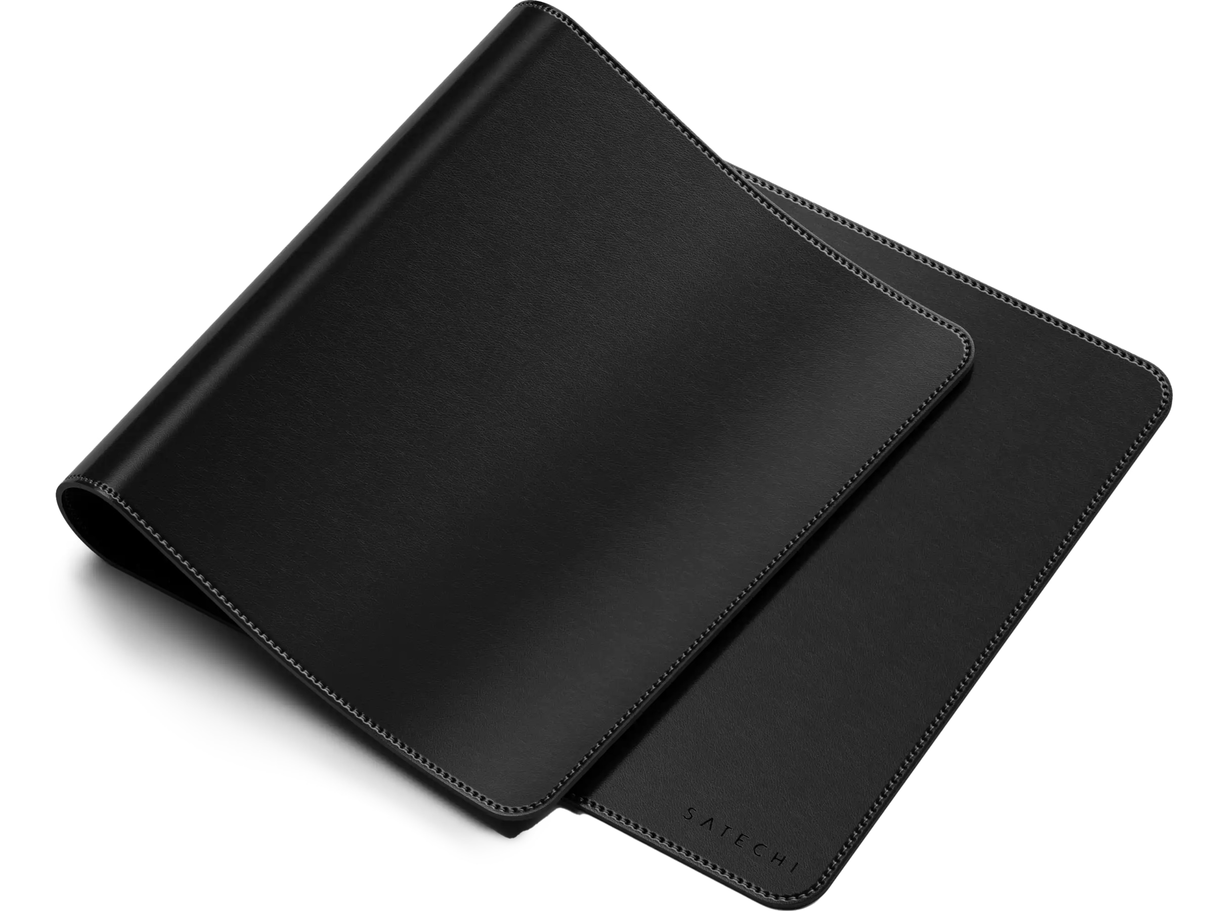 Satechi Vegan-Leather Premium skrivbordsmatta (svart) Musmatta