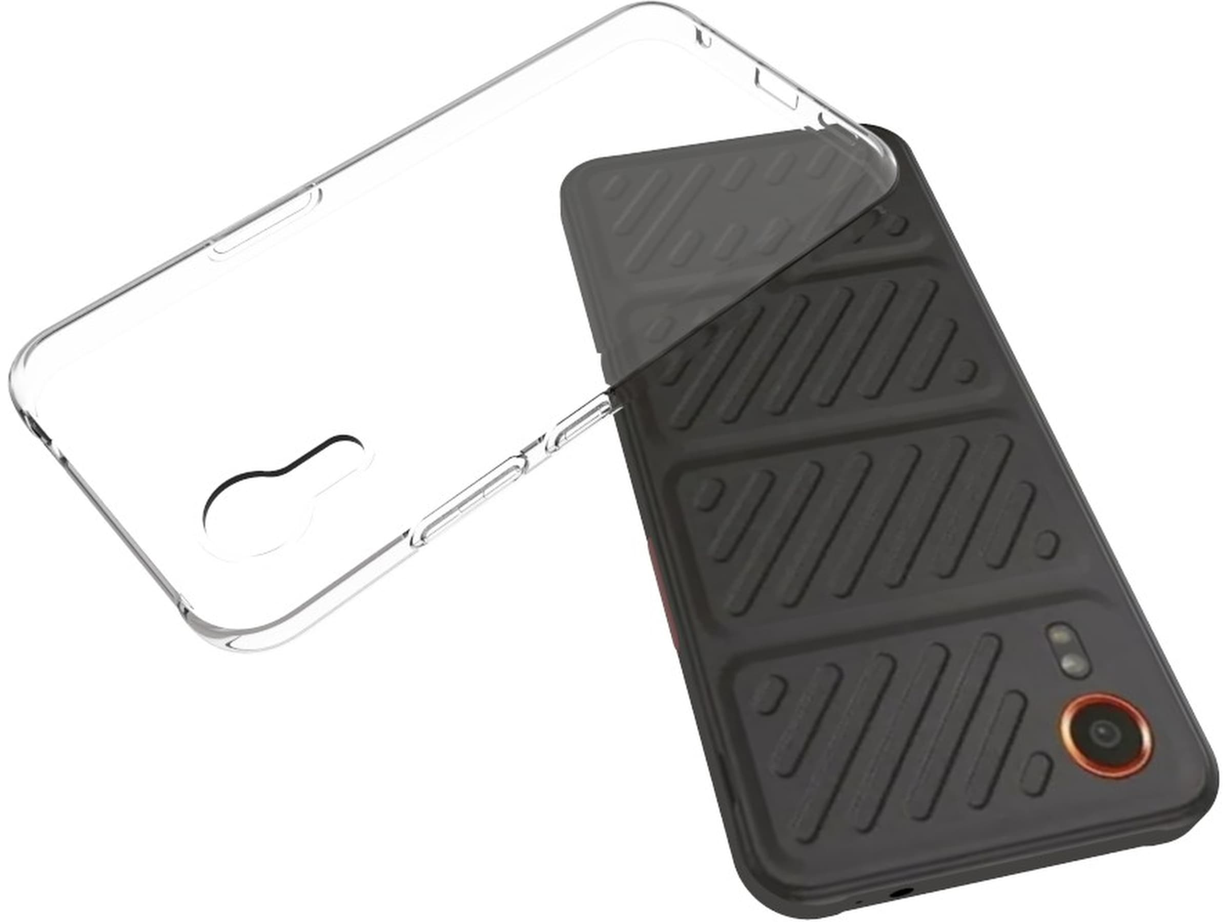 iiglo Samsung XCover 7 Silikonskydd (transparent) Mobilskal