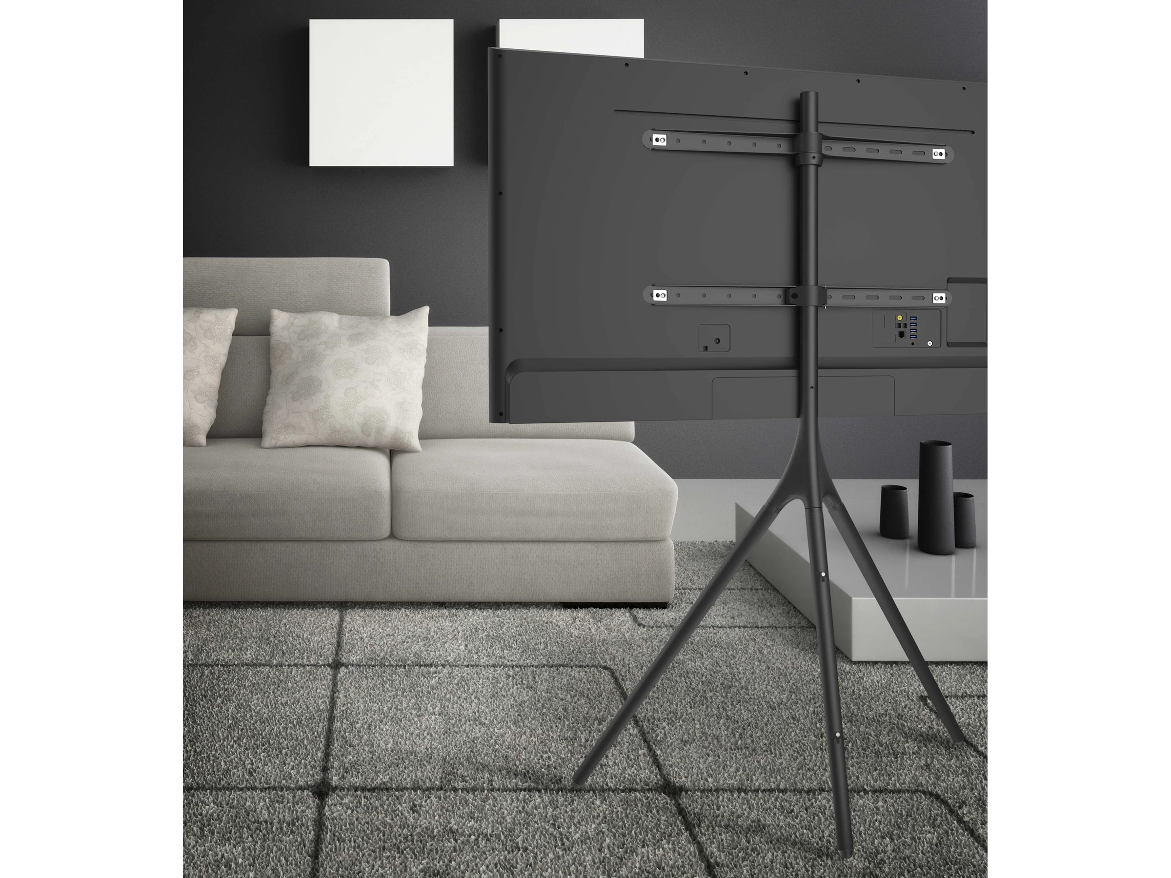 Andersson ATS golvstativ TV 32-65" (svart) Väggfäste & TV-stativ