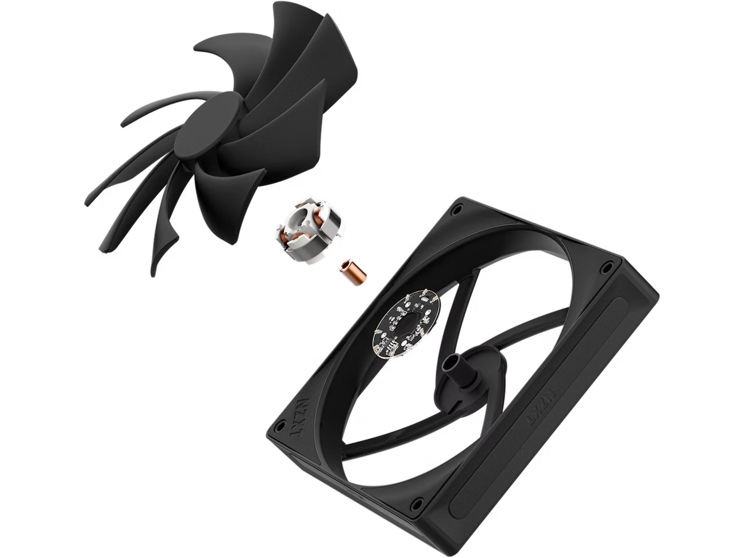 NZXT F140Q Quiet Airflow Fläkt (svart) Fläkt