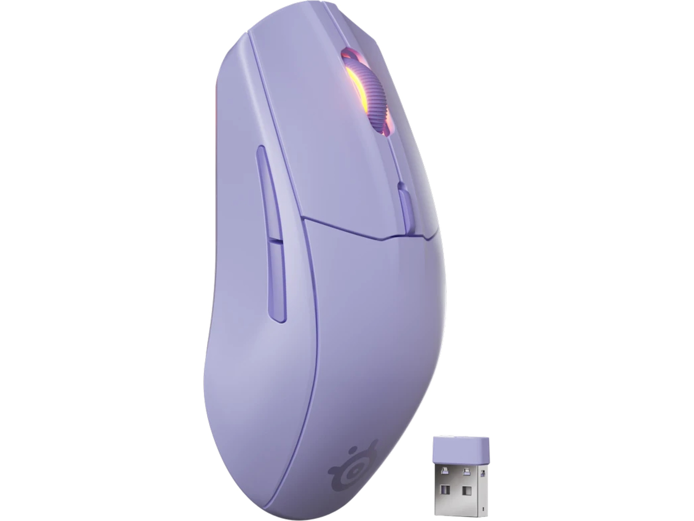SteelSeries Rival 3 Gen 2 trådlös gamingmus (lavender) Gamingmus