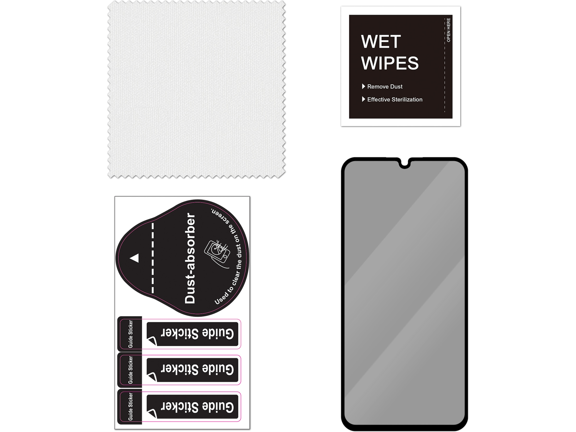 iiglo Samsung Galaxy A25 Privacy Skärmskydd Skärmskydd mobiltelefon