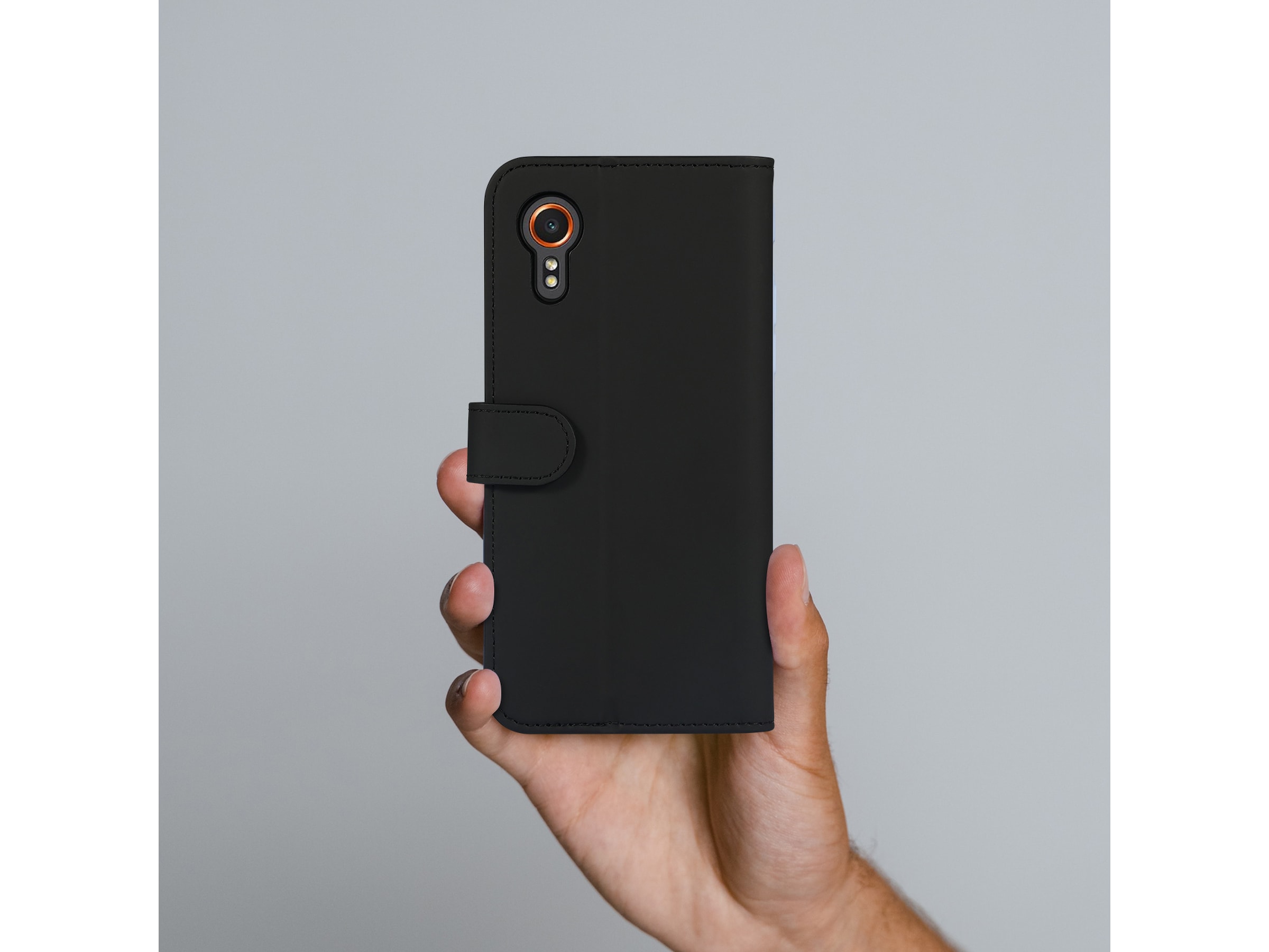 iiglo Samsung XCover 7 Plånboksfodral (svart) Mobilskal