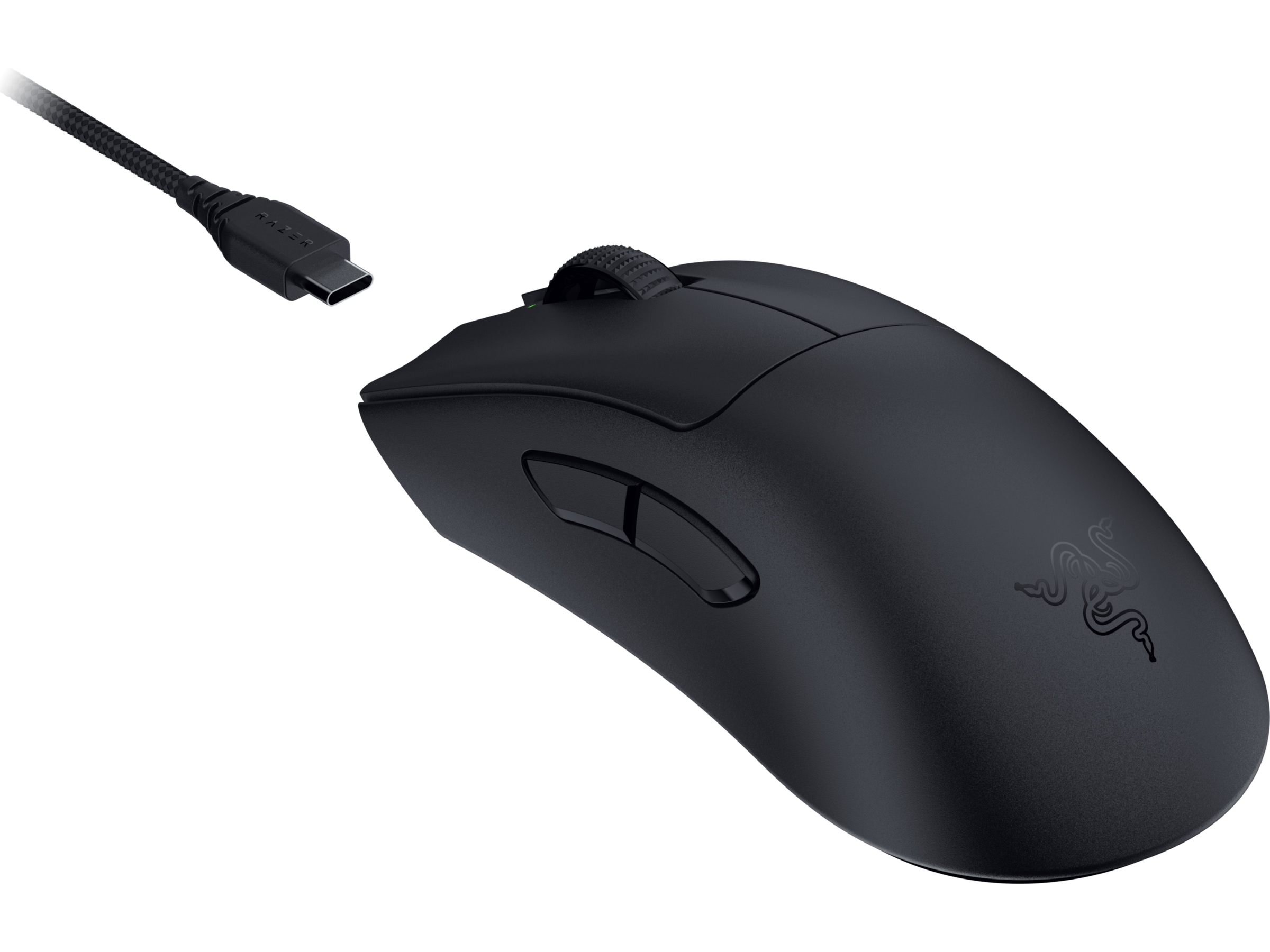Razer DeathAdder V3 Pro + HyperPolling Wireless Dongle (svart) Gamingmus
