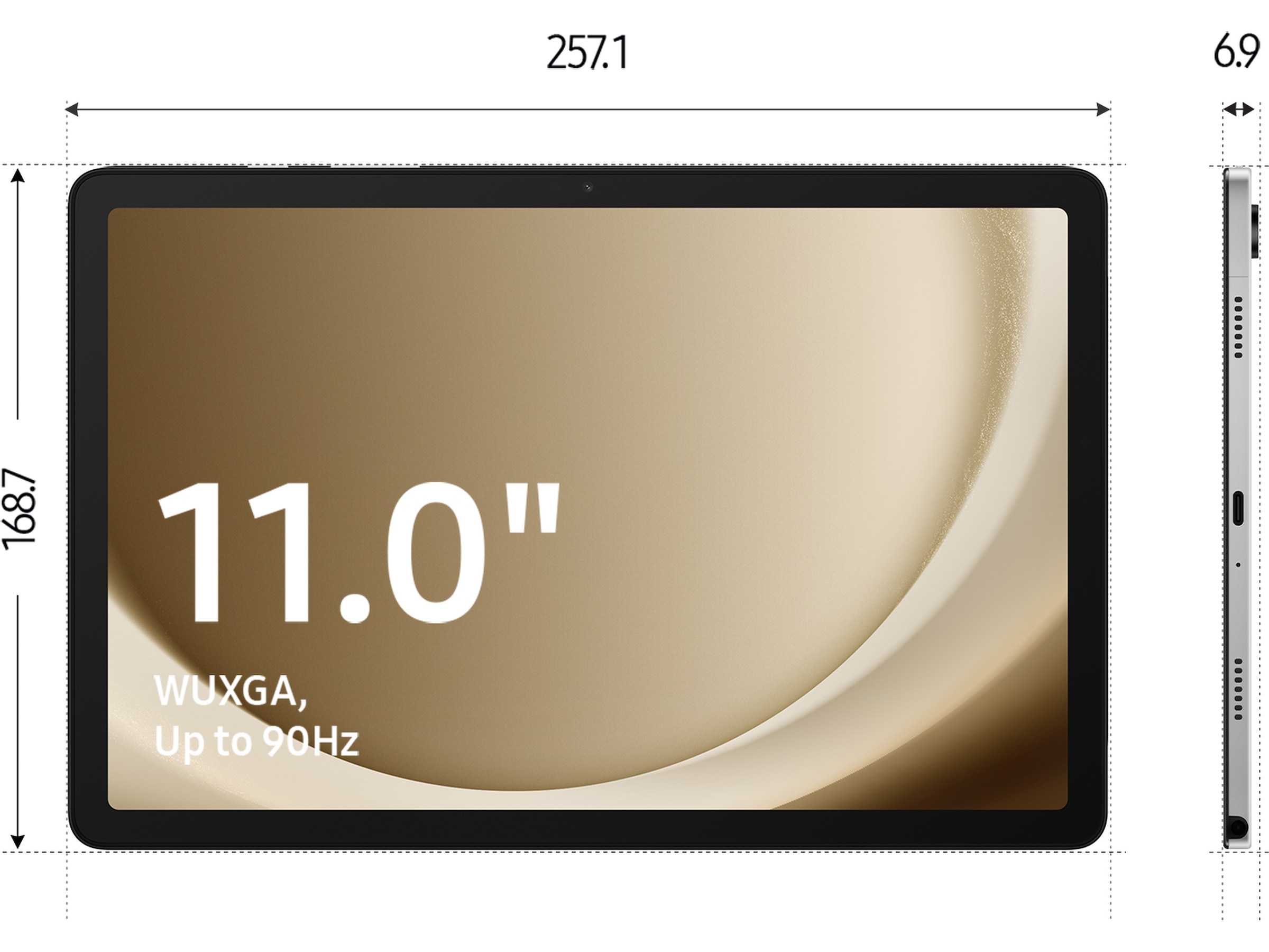 Samsung Galaxy Tab A9+ WiFi 64GB (graphite) -B-Grade Demo övrigt i datorer