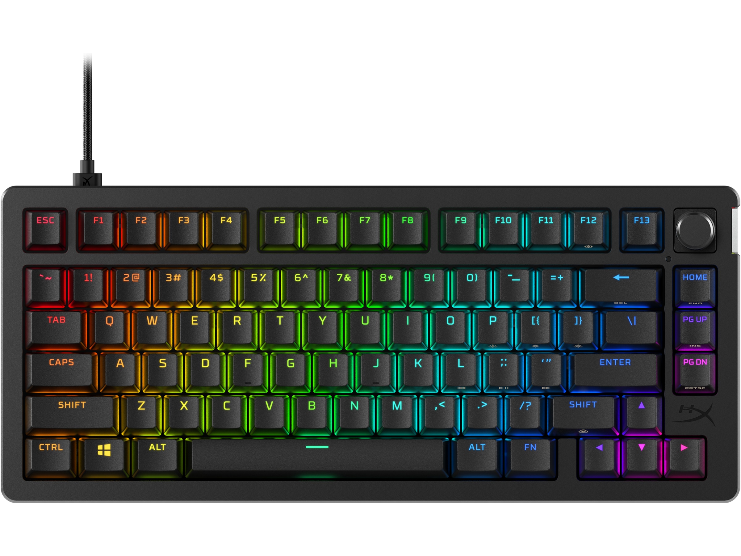 HyperX Alloy Rise 75 gamingtangentbord (svart) Gamingtangentbord