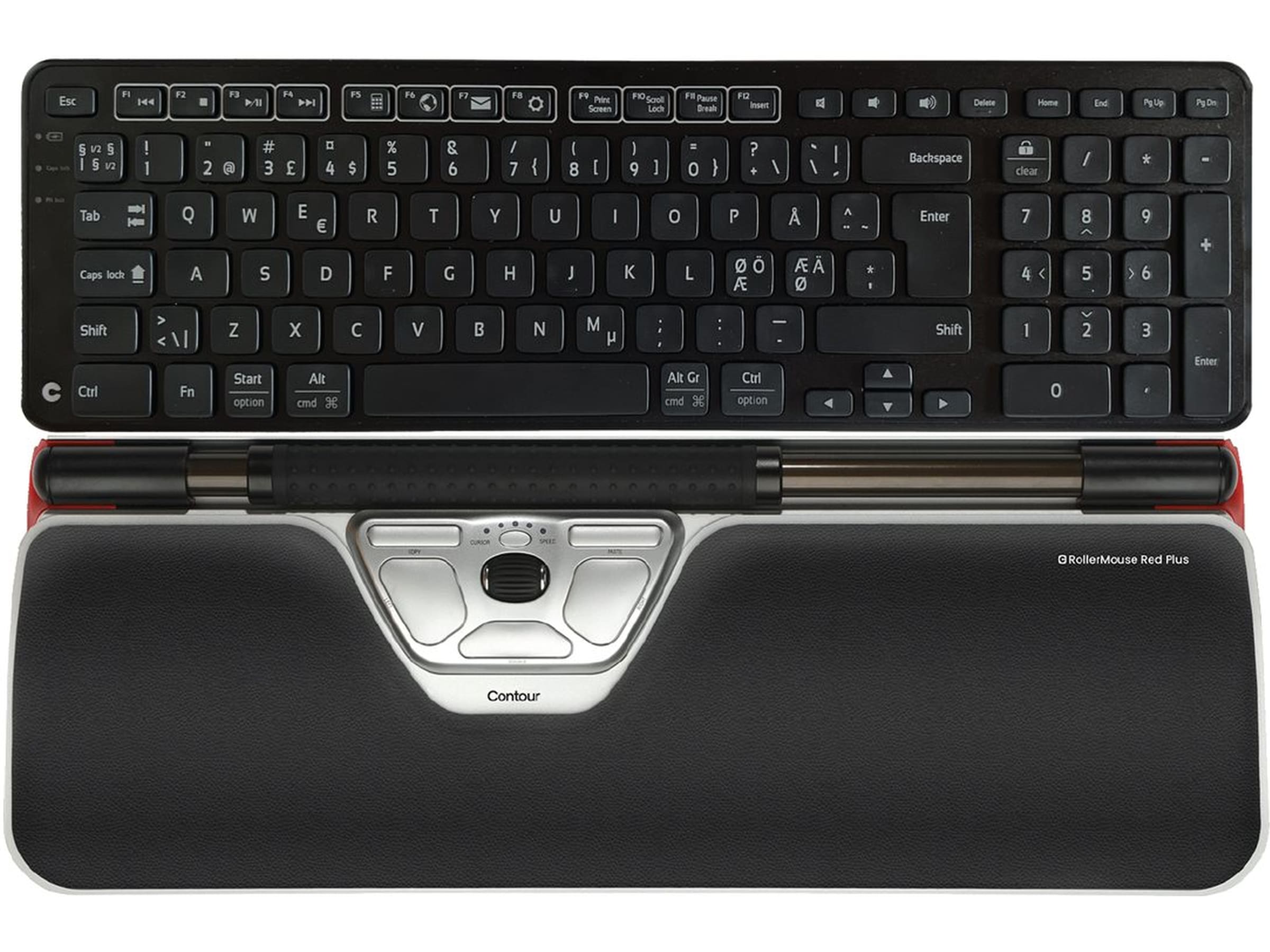 Contour RollerMouse Red Plus + Balance Keyboard trådlös Ergonomi