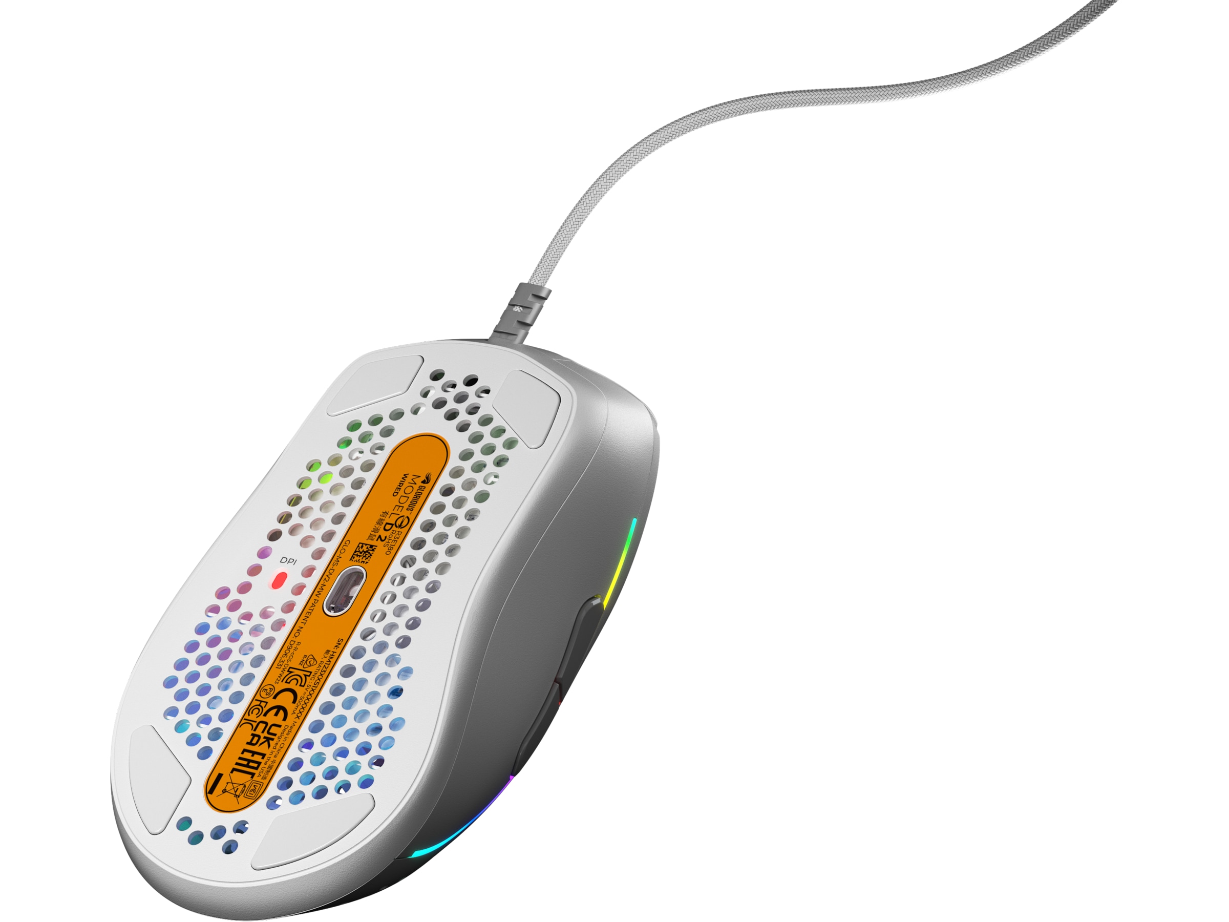 Glorious Model D 2 Gamingmus (vit) Gamingmus