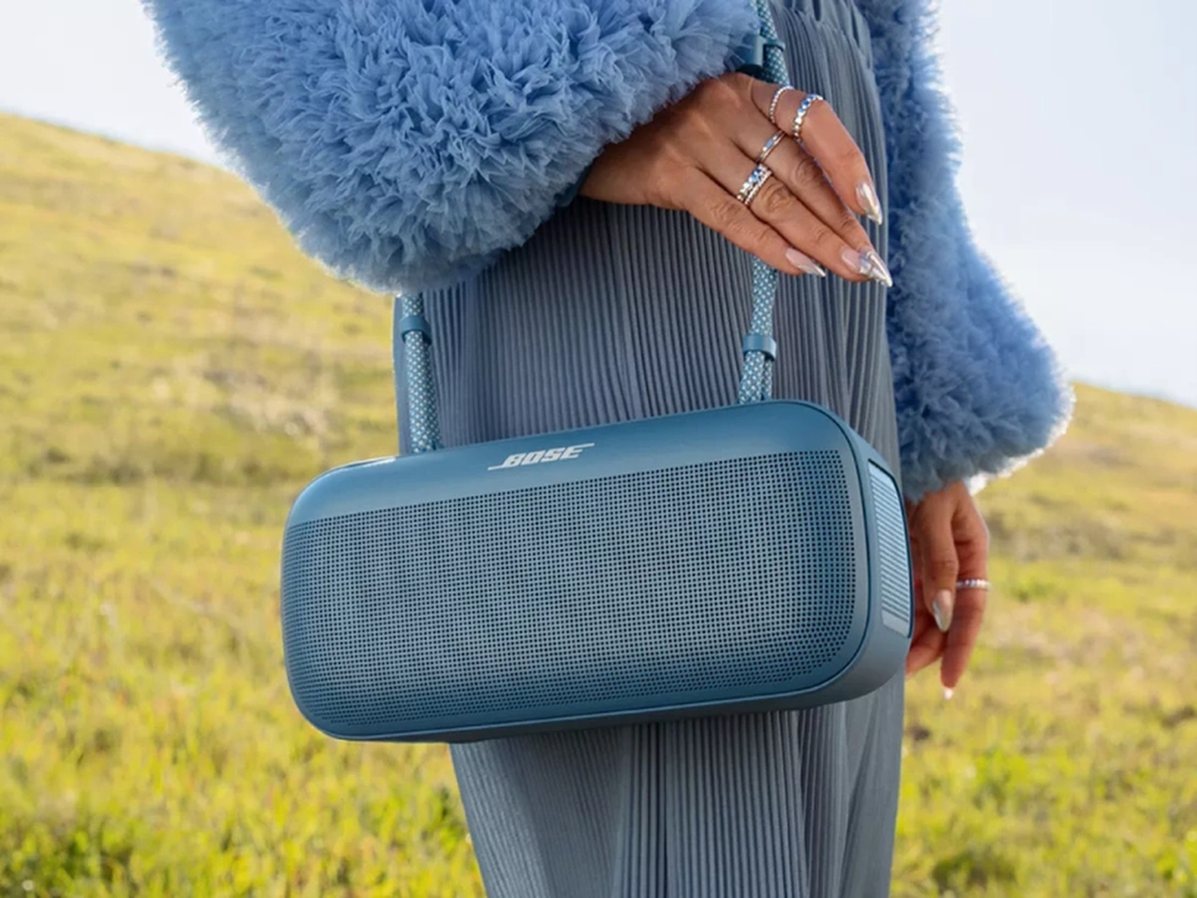 Bose SoundLink Max bärrem (blå skymning) Väggfäste & tillbehör ljud