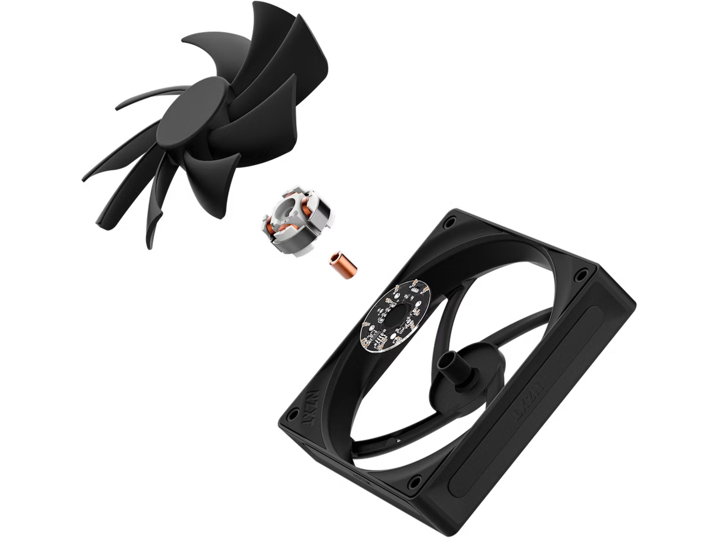 NZXT F120Q Quiet Airflow Fläkt (svart) Fläkt