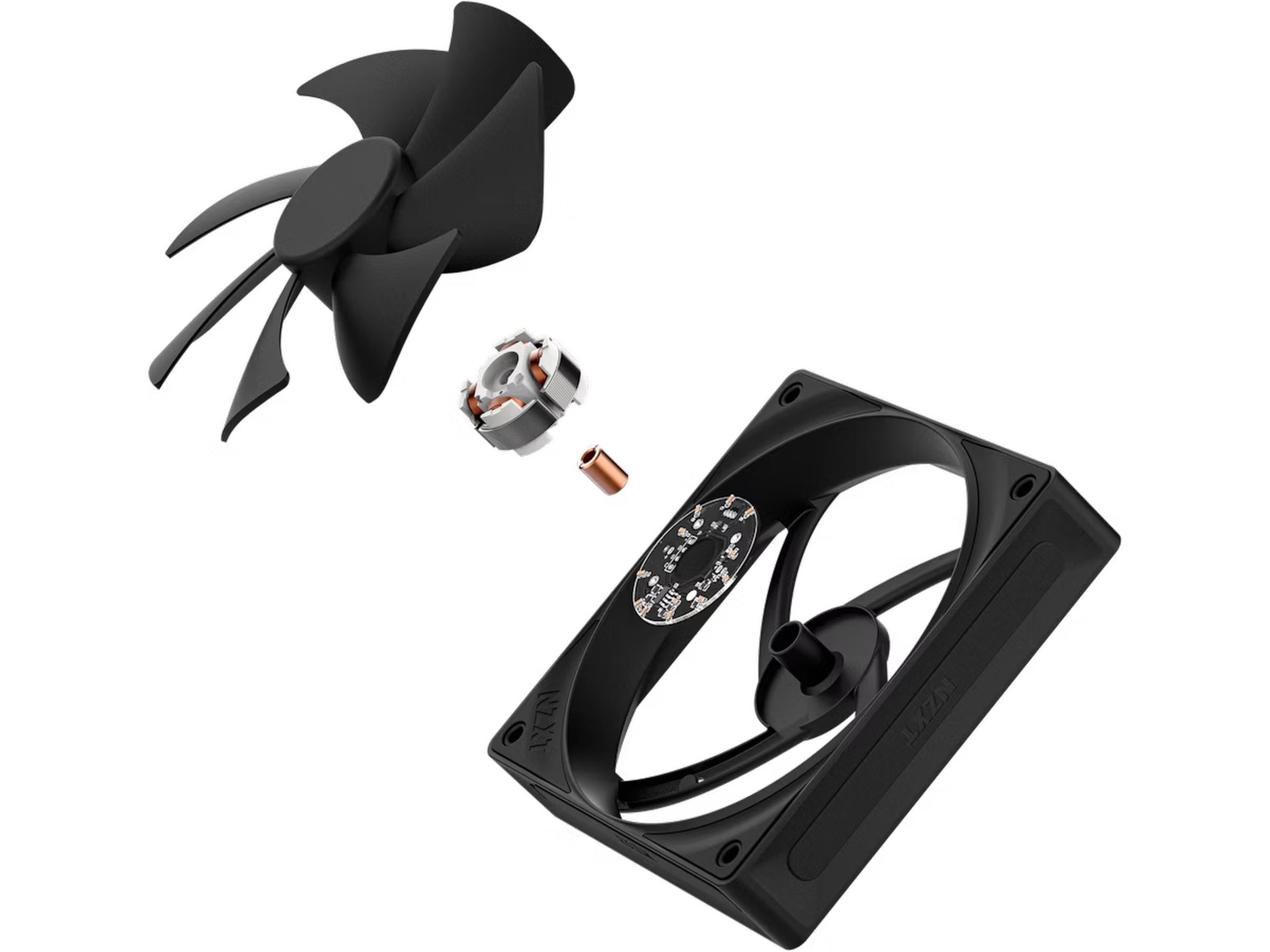 NZXT F120P Static Pressure Fläkt (svart) Fläkt