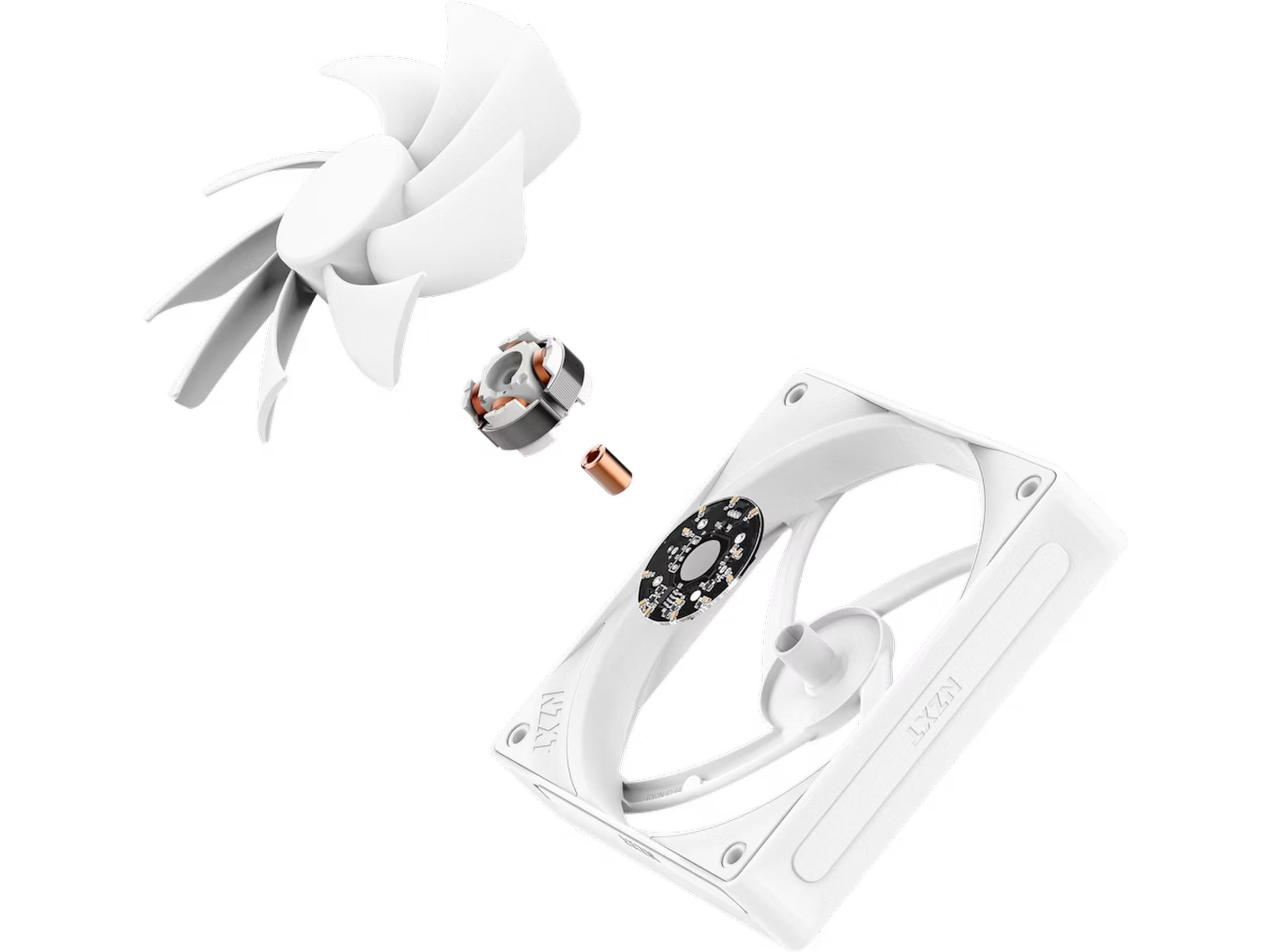 NZXT F120Q Quiet Airflow Fläkt (vit) Fläkt