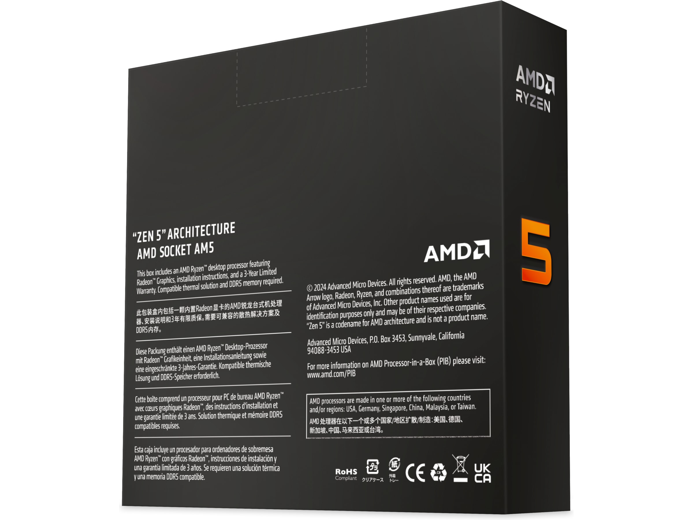 AMD Ryzen 5 9600X CPU Processor
