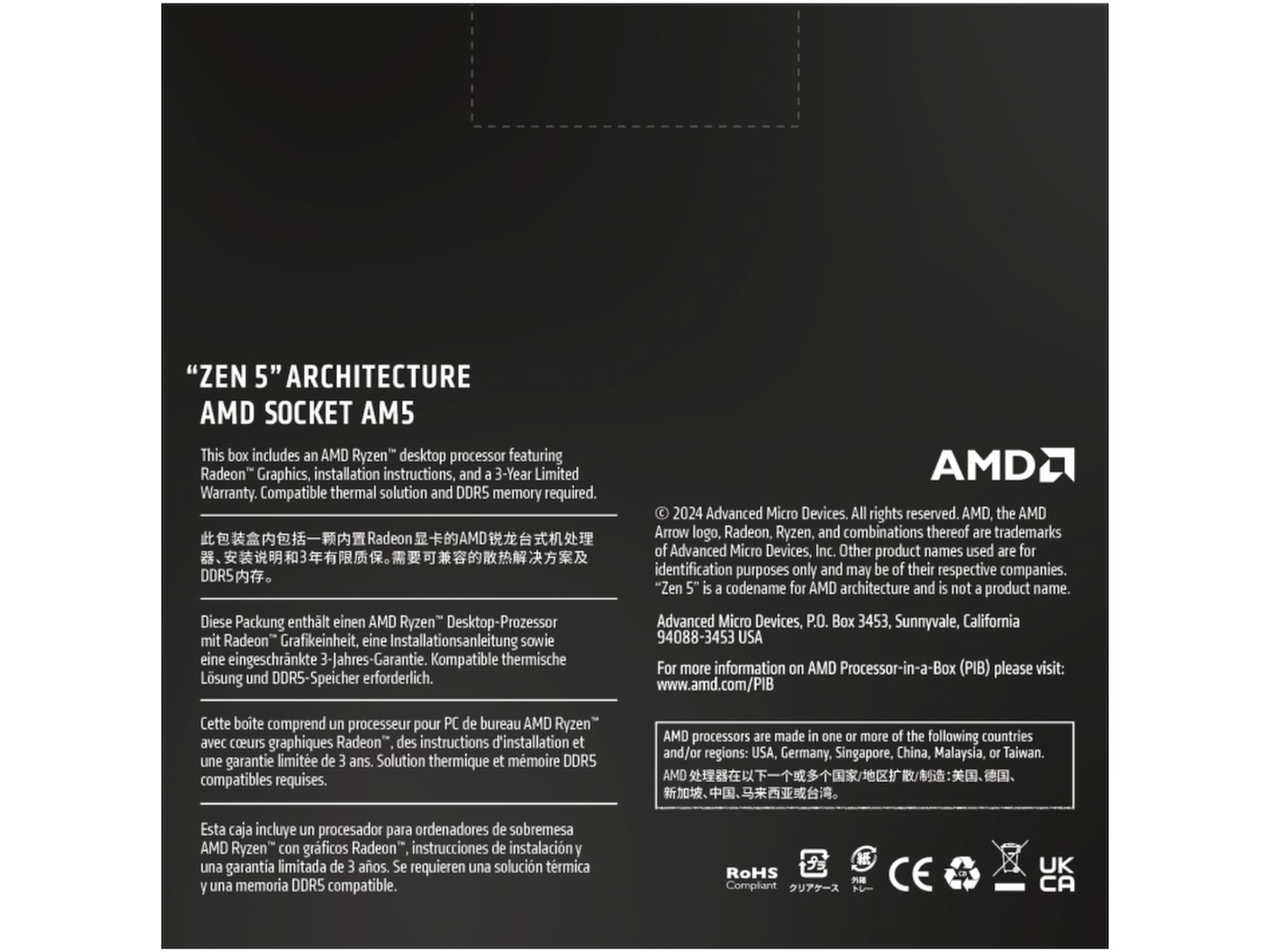 AMD Ryzen 9 9950X CPU Processor