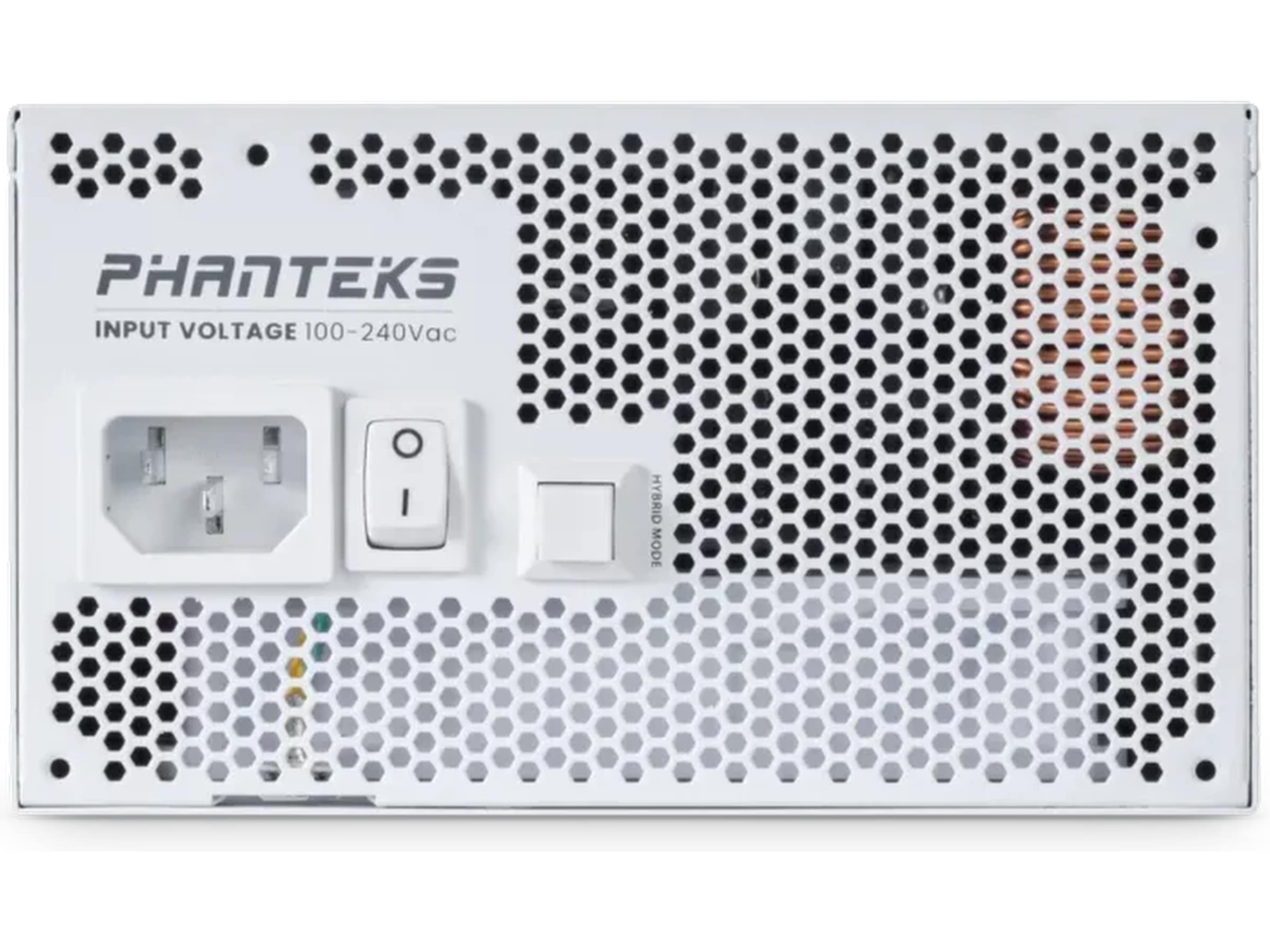 Phanteks AMP GH 850W Gold PSU (vit) Nätaggregat