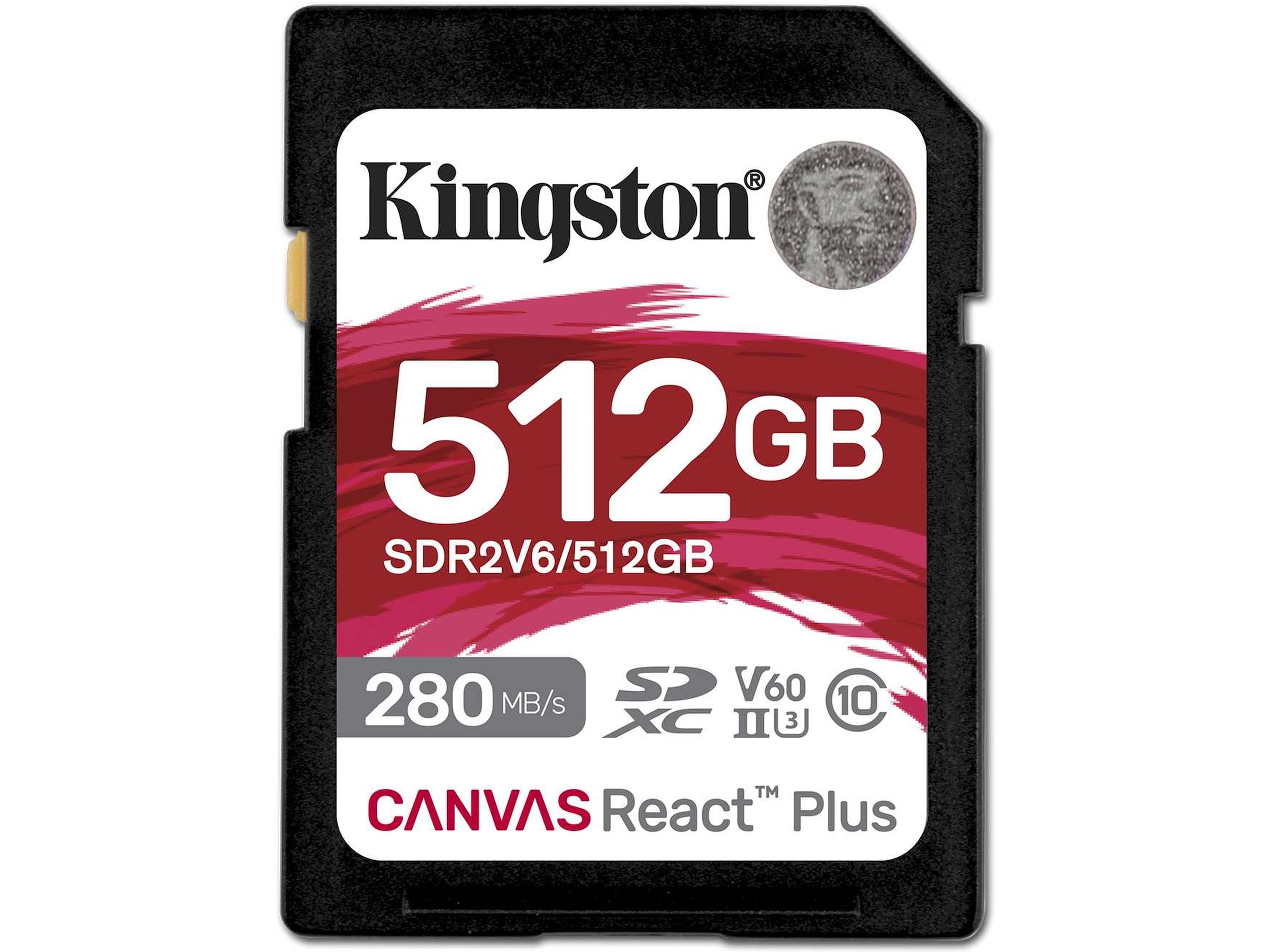 Kingston Canvas React Plus V60 512GB Minneskort