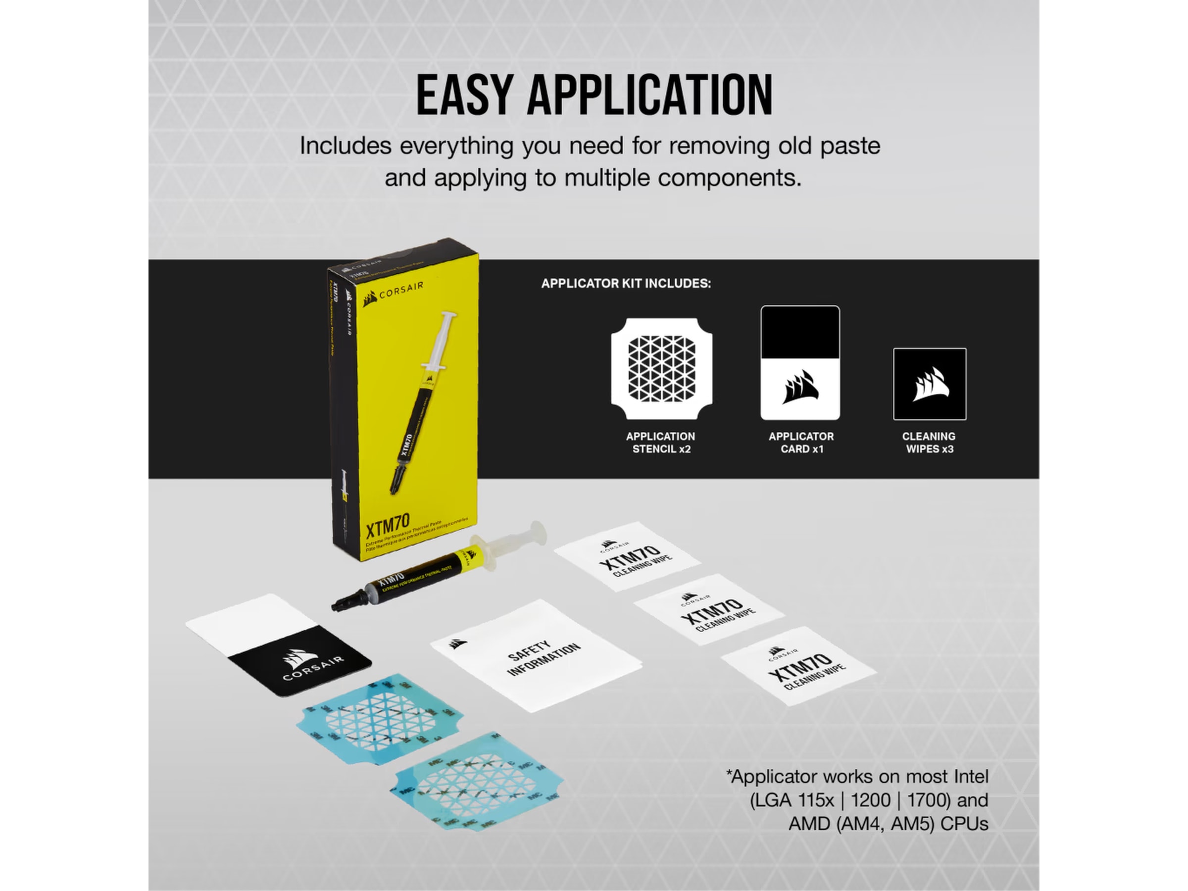 Corsair XTM60 High Performance Thermal Paste Fläkt