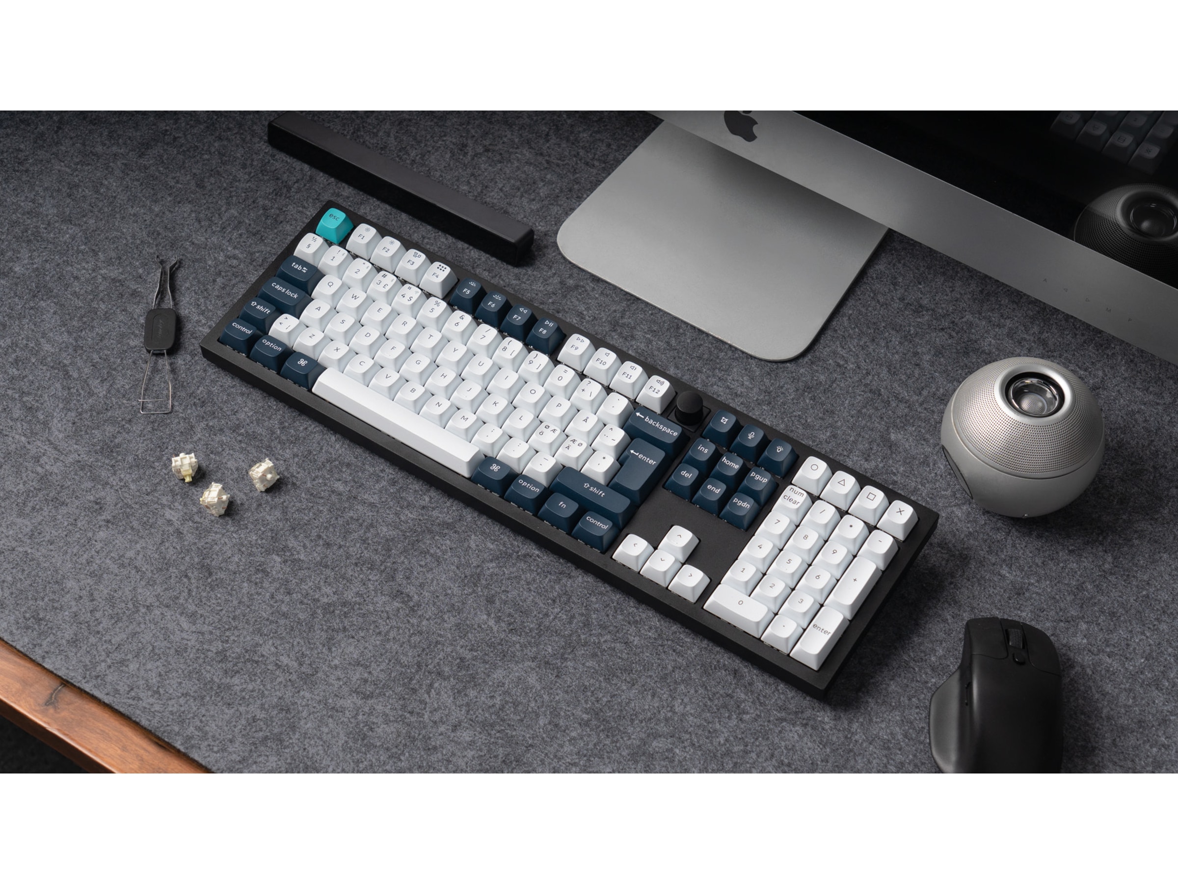 Keychron Q6 MAX 100% trådlös tangentbord Red Switches Gamingtangentbord