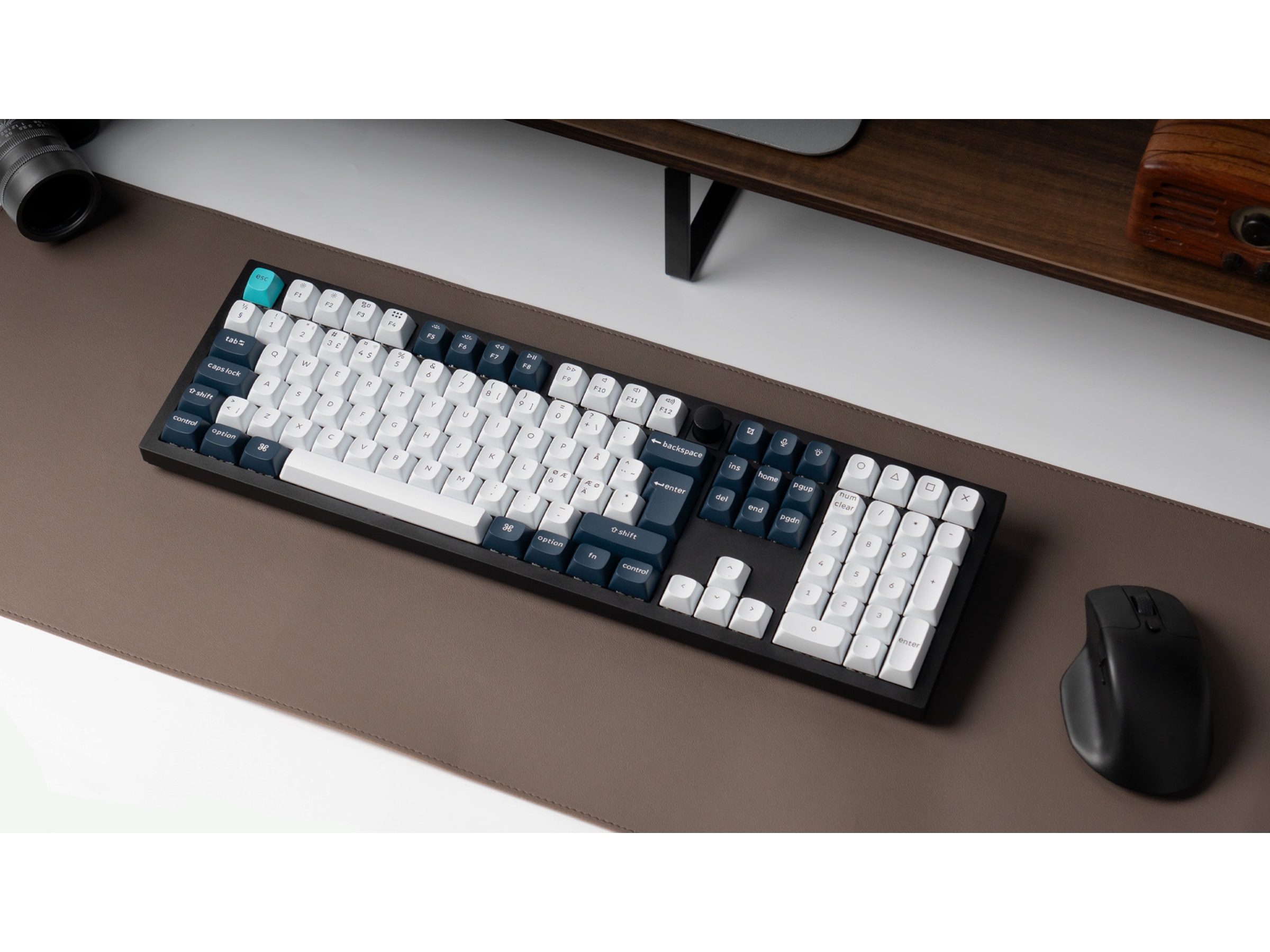Keychron Q6 MAX 100% trådlös tangentbord Brown Switches Gamingtangentbord
