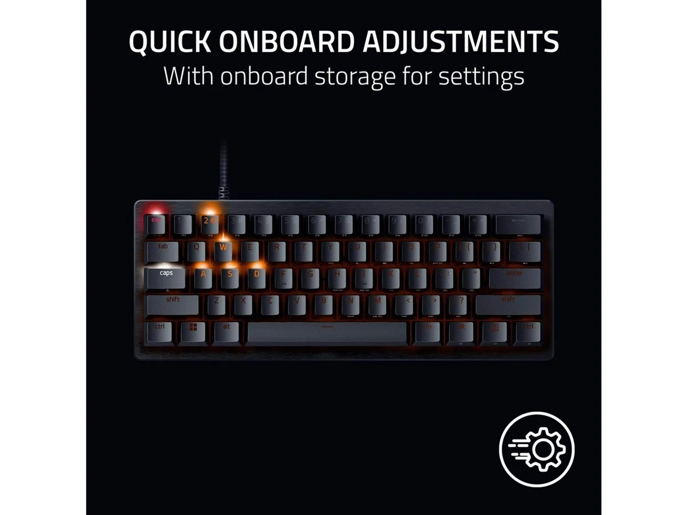 Razer Huntsman V3 Pro Mini gamingtangentbord (svart) Gamingtangentbord