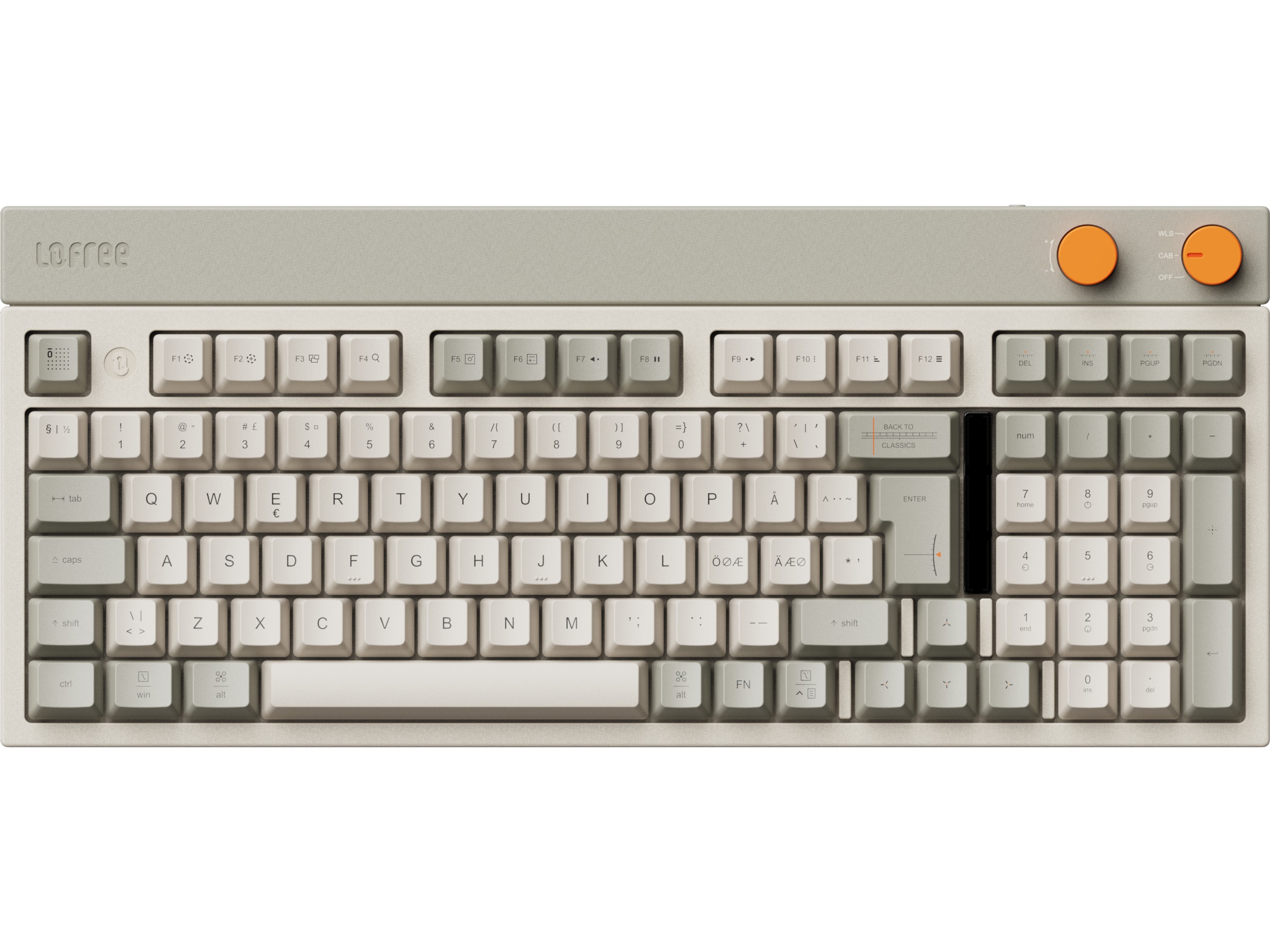 Lofree BLOCK trådlöst tangentbord Tangentbord