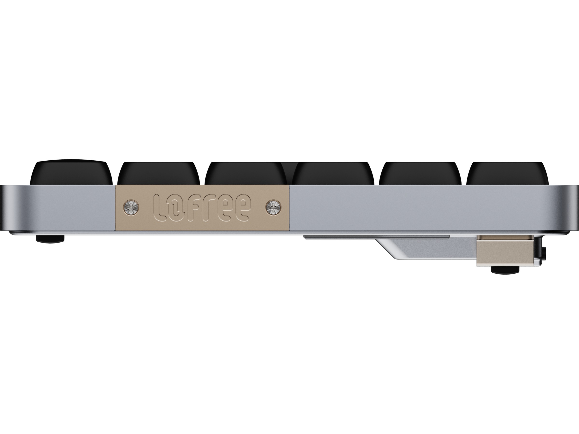 Lofree Flow84 low profile trådlöst tangentbord (vit) Tangentbord