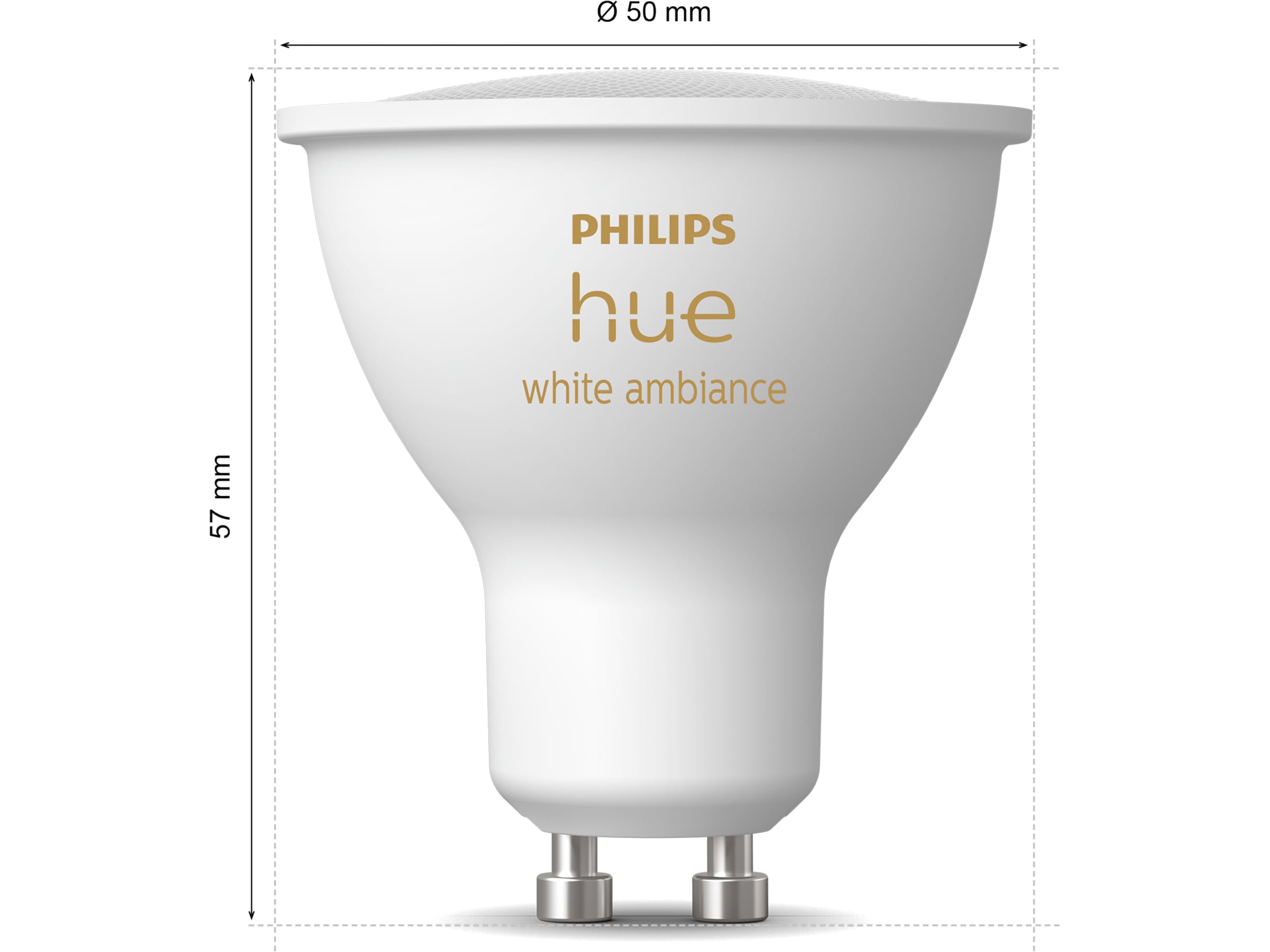 Philips Hue White Ambiance 4.2W GU10 2PK LED-lampor & glödlampor