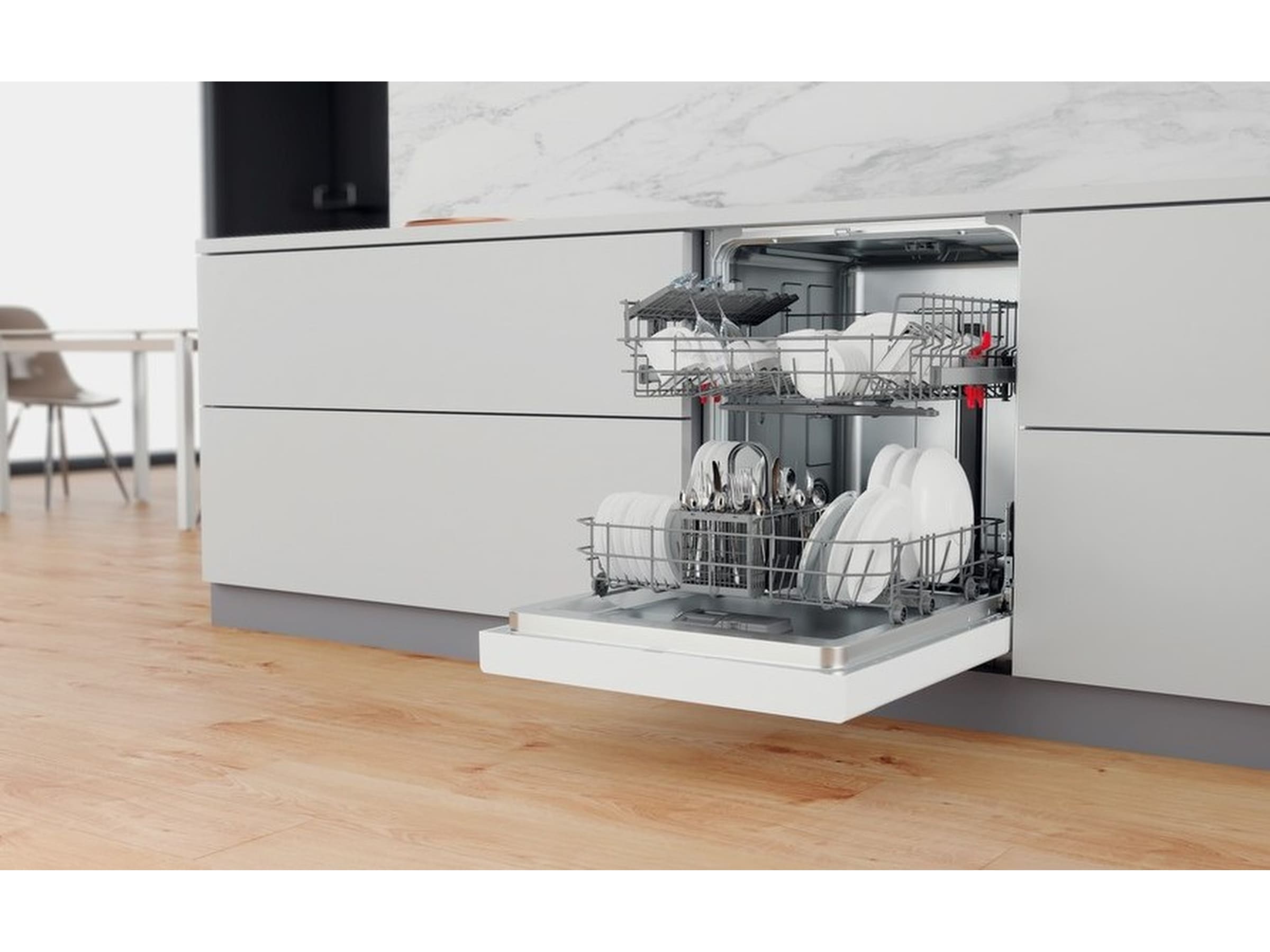 Whirlpool WUE 2B26 diskmaskin (vit) Underbyggd diskmaskin