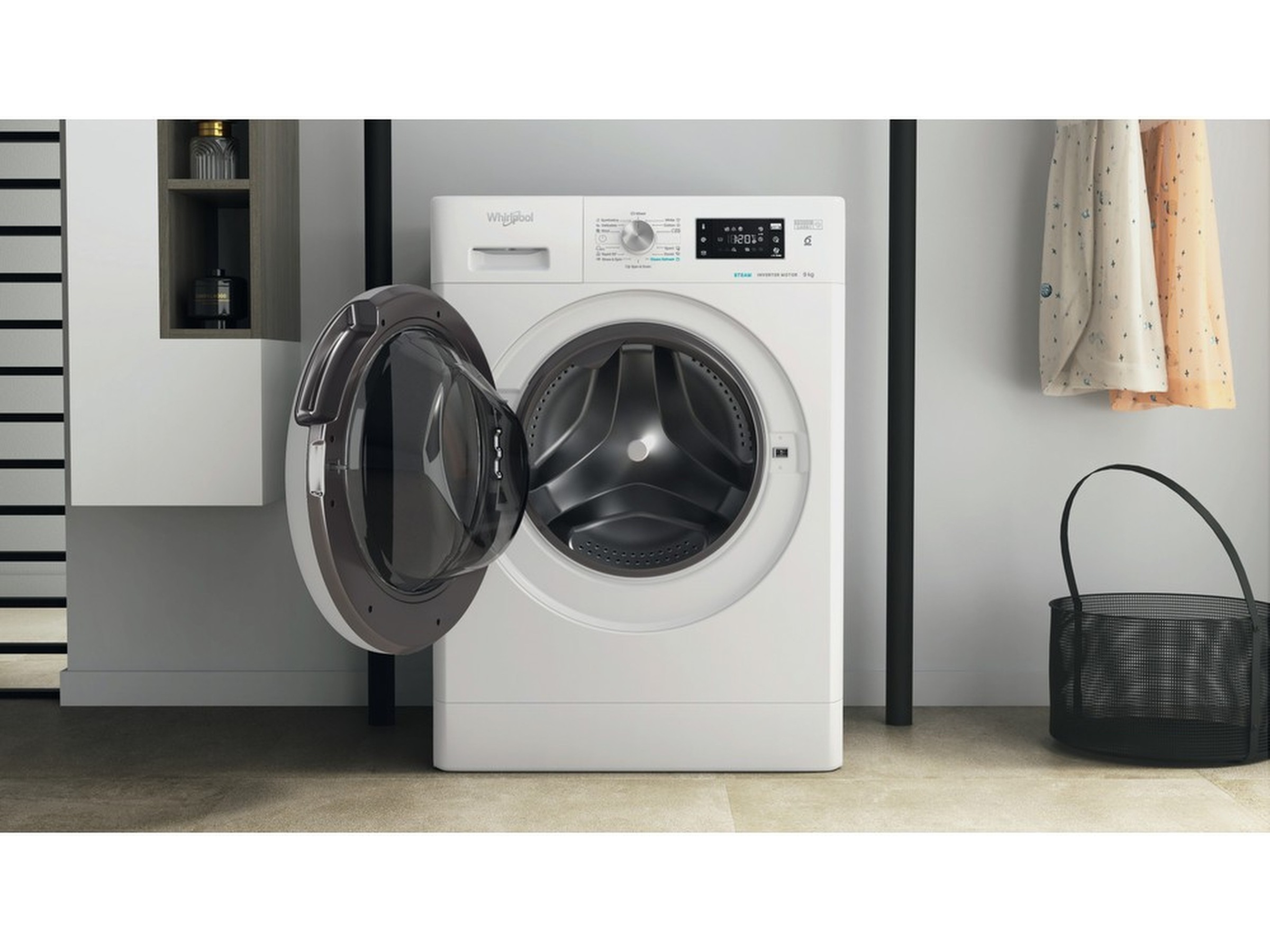 Whirlpool FFB 9458 WV EE tvättmaskin (vit) Tvättmaskin