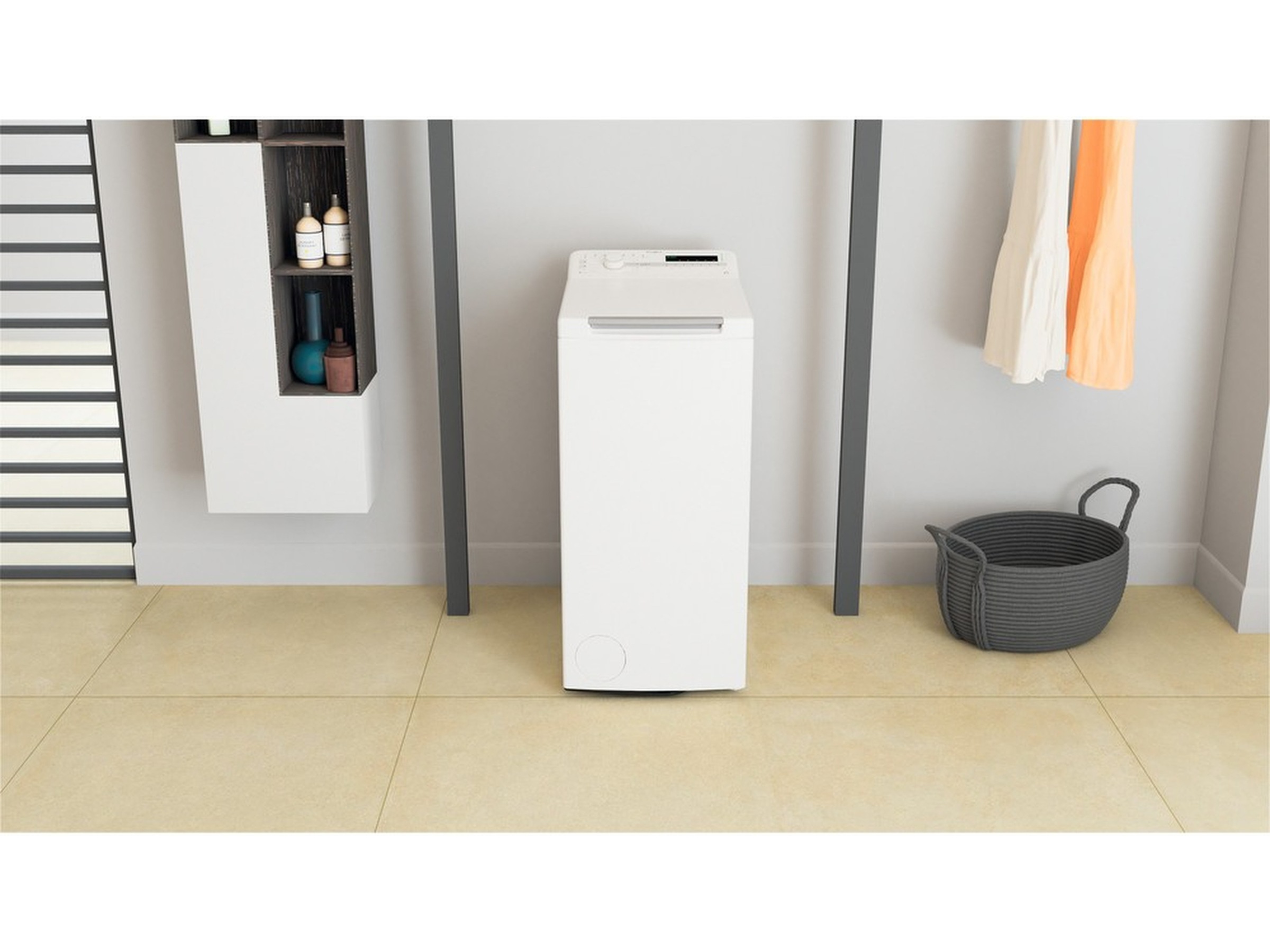 Whirlpool TDLR 6240SS EU/N toppmatad tvättmaskin (vit) Tvättmaskin