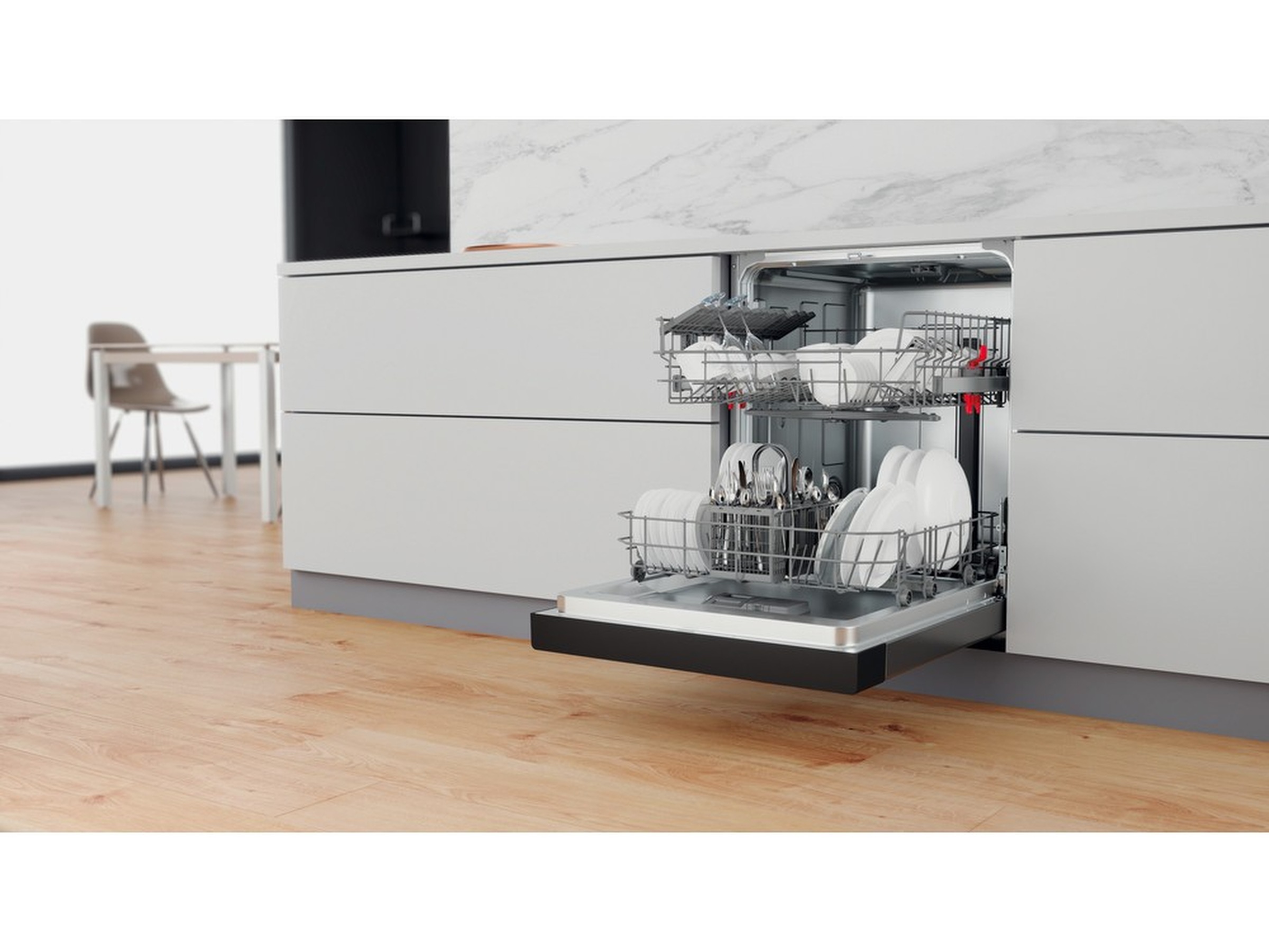 Whirlpool WUE 2B26 X diskmaskin (stål) Underbyggd diskmaskin