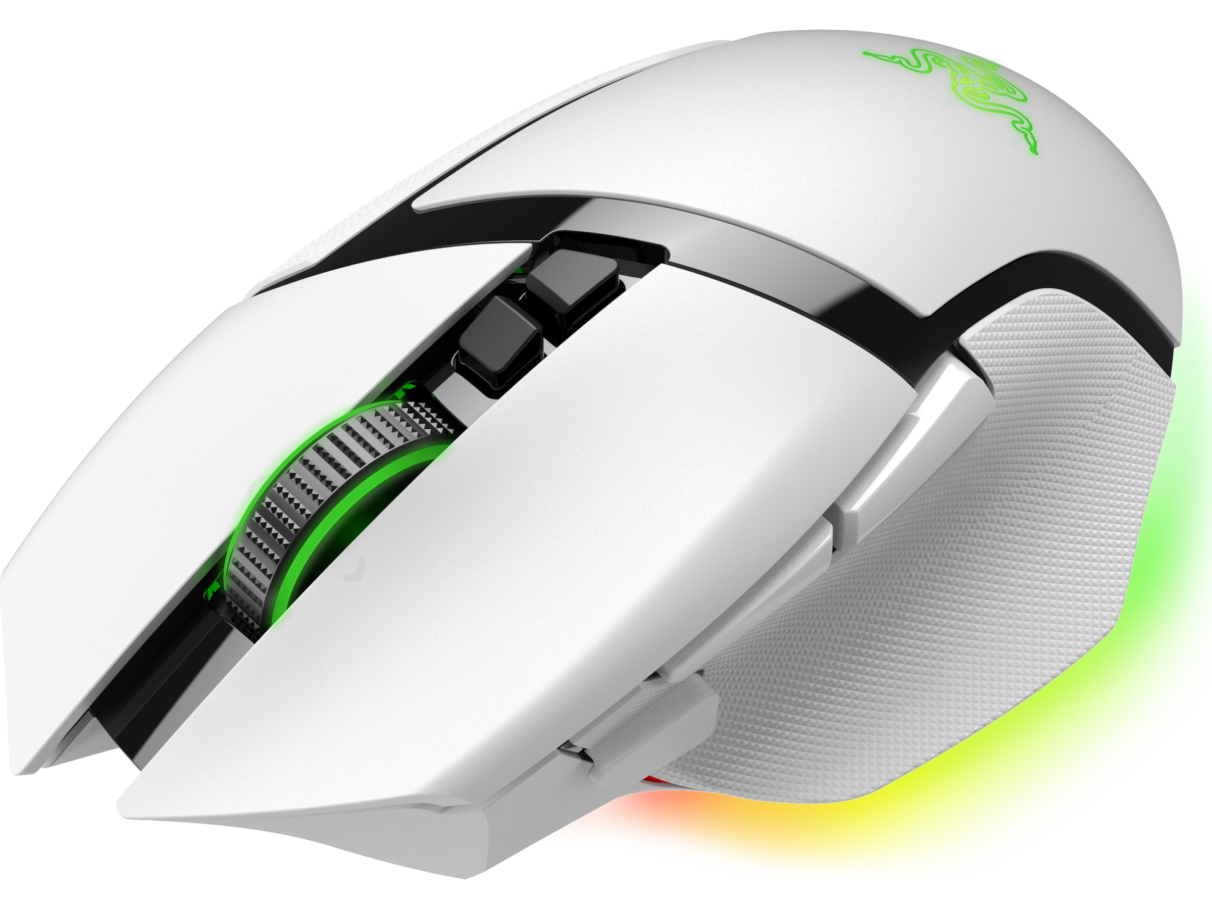 Razer Basilisk V3 PRO 35K trådlös ergonomisk gaming mus (vit) Gamingmus
