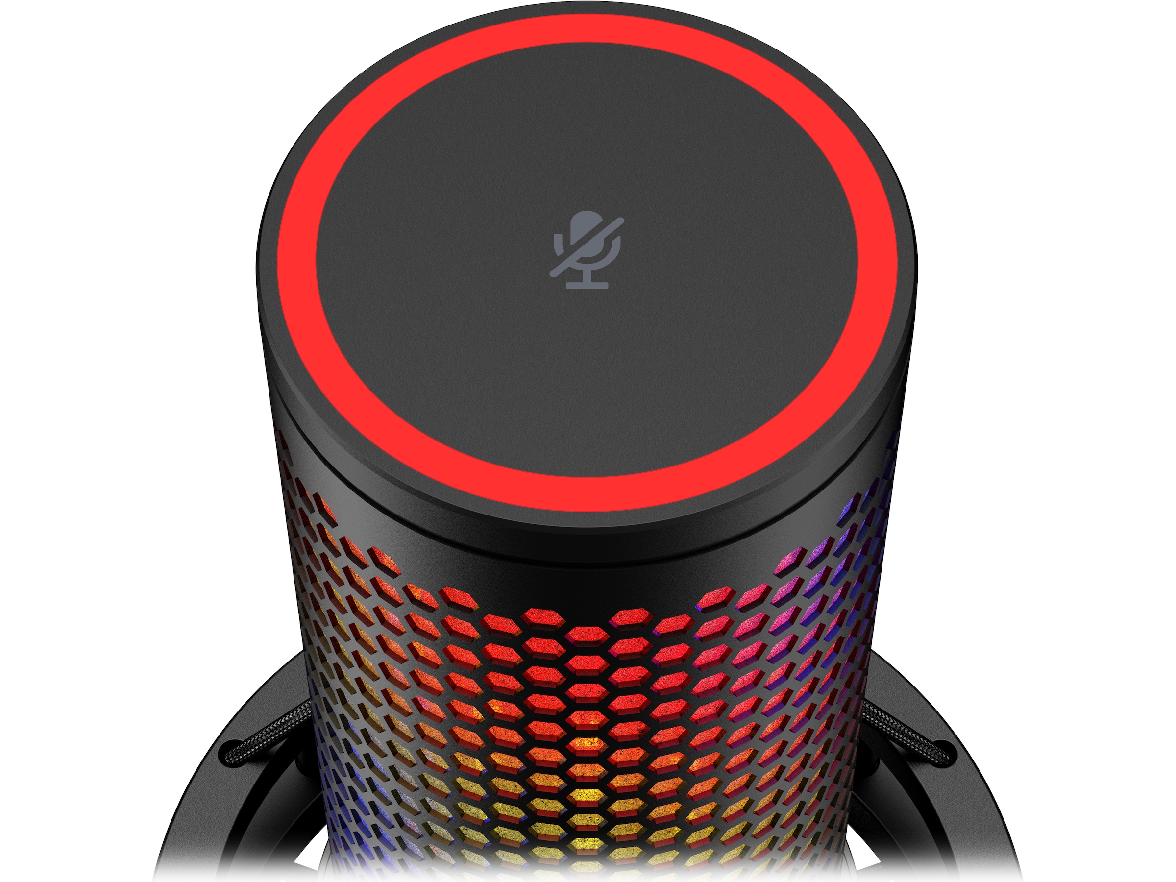 HyperX QuadCast 2 S RGB USB-Mikrofon (svart) Mikrofon