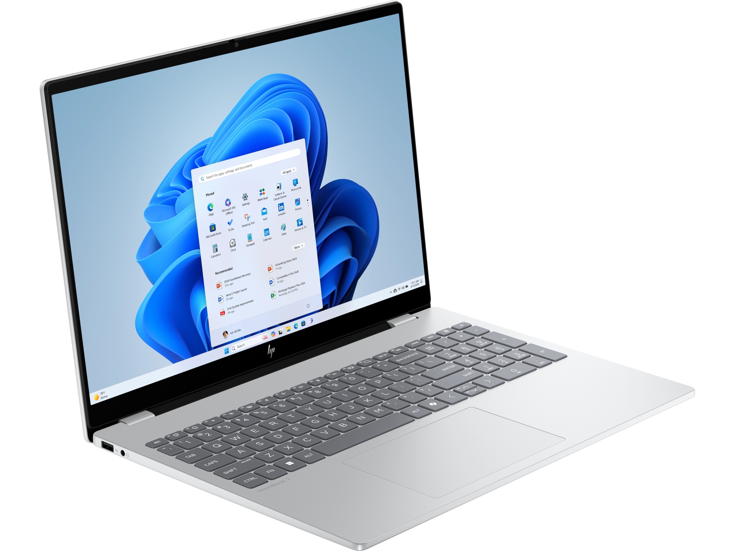 HP OmniBook 7 AI PC 16-ay0082no 16" 2K OLED Datorer - Bärbara / laptop