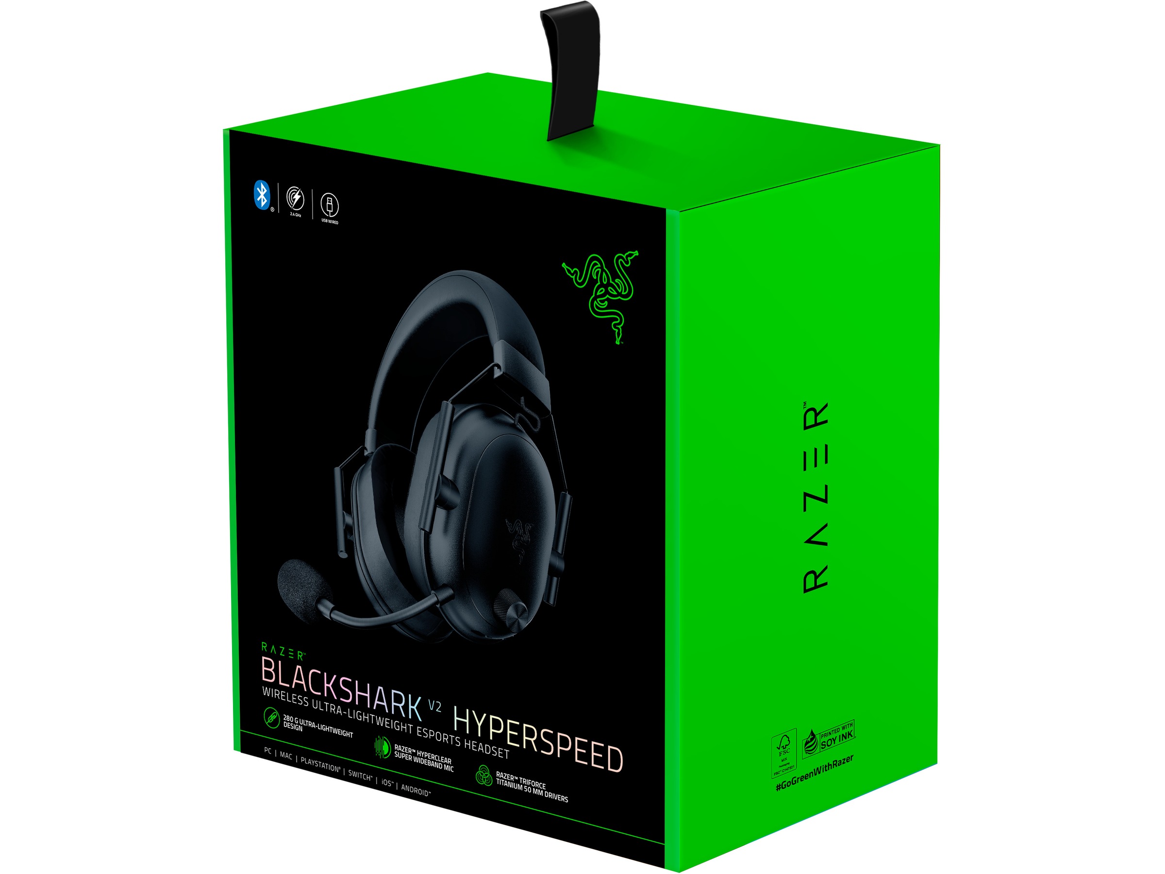 Razer Blackshark V2 Hyperspeed Trådlös Gaming Headset Gamingheadset