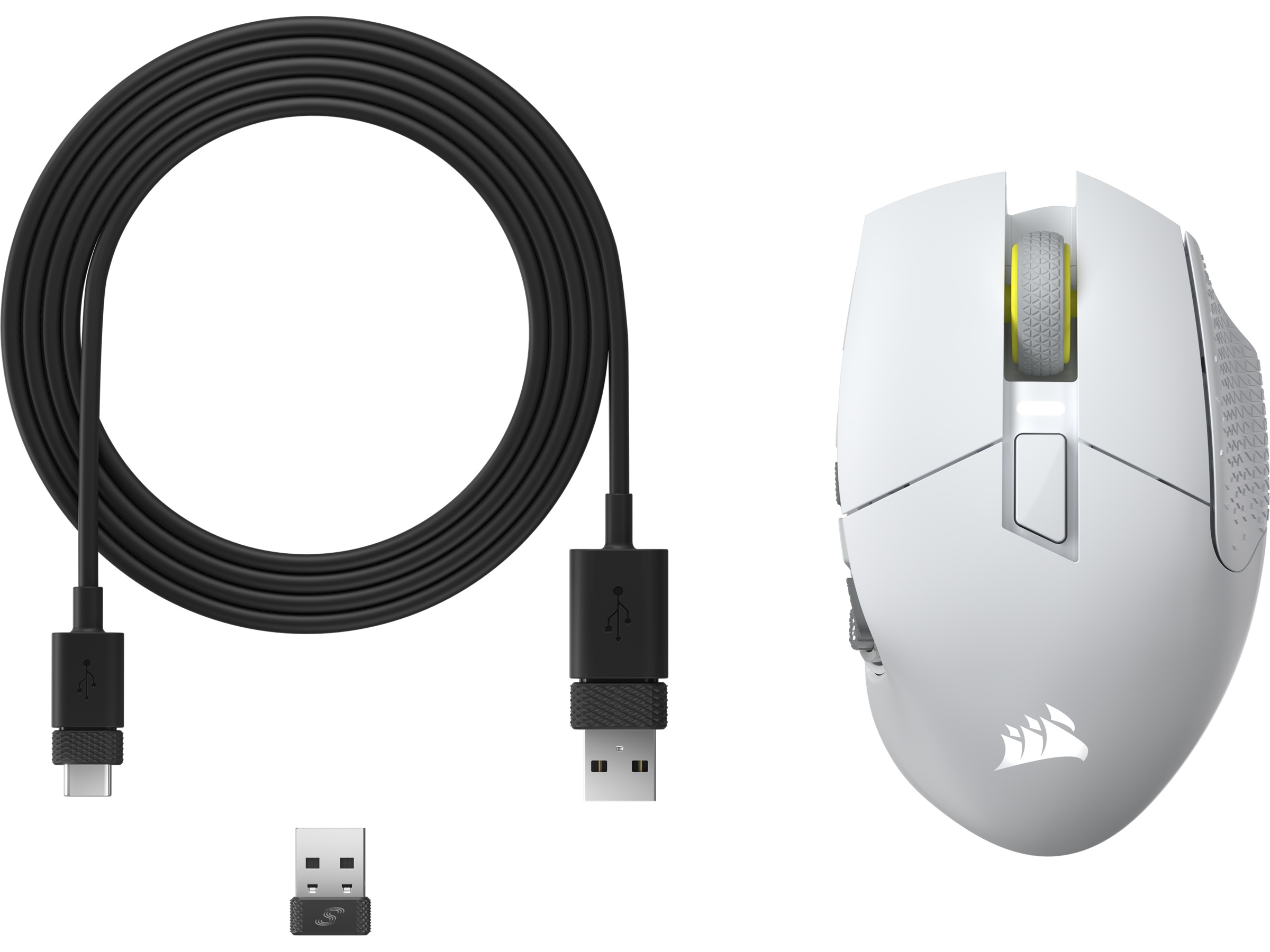 Corsair Scimitar Elite trådlös gamingmus (vit) Gamingmus