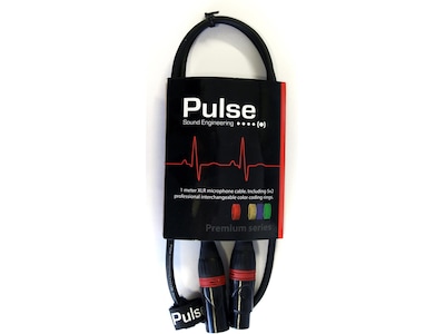 Pulse Mikrofonkabel 1m XLR/XLR