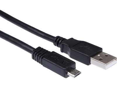 USB-A till USB Micro-B kabel 1m (svart)