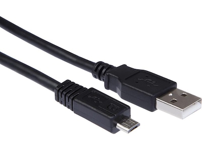 USB-A till USB Micro-B kabel 1m (svart)