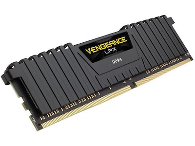 Produktfoto för Corsair Vengeance LPX Black 16GB (1x16GB) / 2666MHz / DDR4 / CL16 / CMK16GX4M1A2666C16
