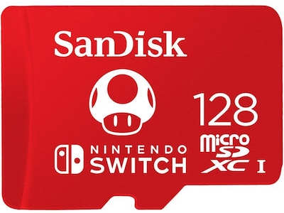 Produktfoto för SanDisk Nintendo Switch - 128GB / MicroSDXC / Class 10 / UHS-1 / 100MB/s