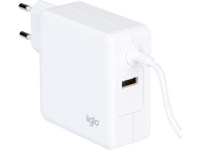 iiglo universal laddare till PC, telefon och surfplatta, USB-C 65W
