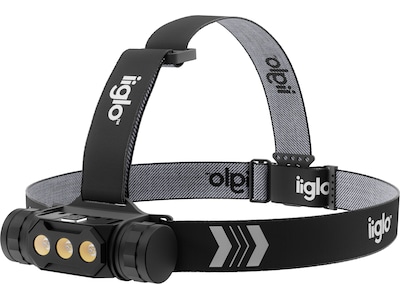 iiglo Pannlampa 2 000 lumen, 18650 batteri