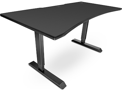 Svive Altair Gaming Desk matt svart med svarta sömmar