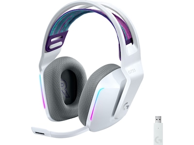 Logitech G733 LIGHTSPEED Trådlöst Gamingheadset (vit)
