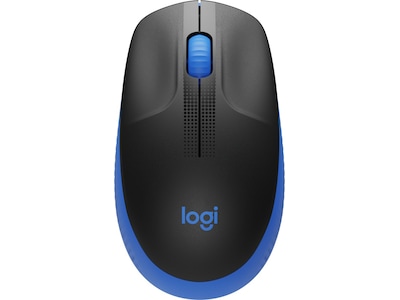 Logitech M190 Normalstor trådlös mus blå